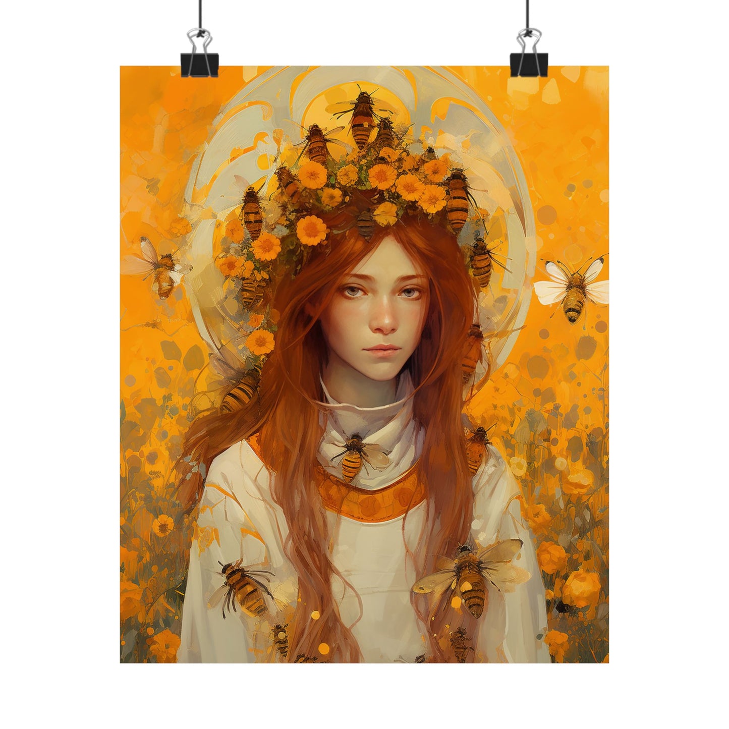 Saint Abigail - Sanctified Souls Print - Multiple Sizes - Premium Matte Vertical Posters
