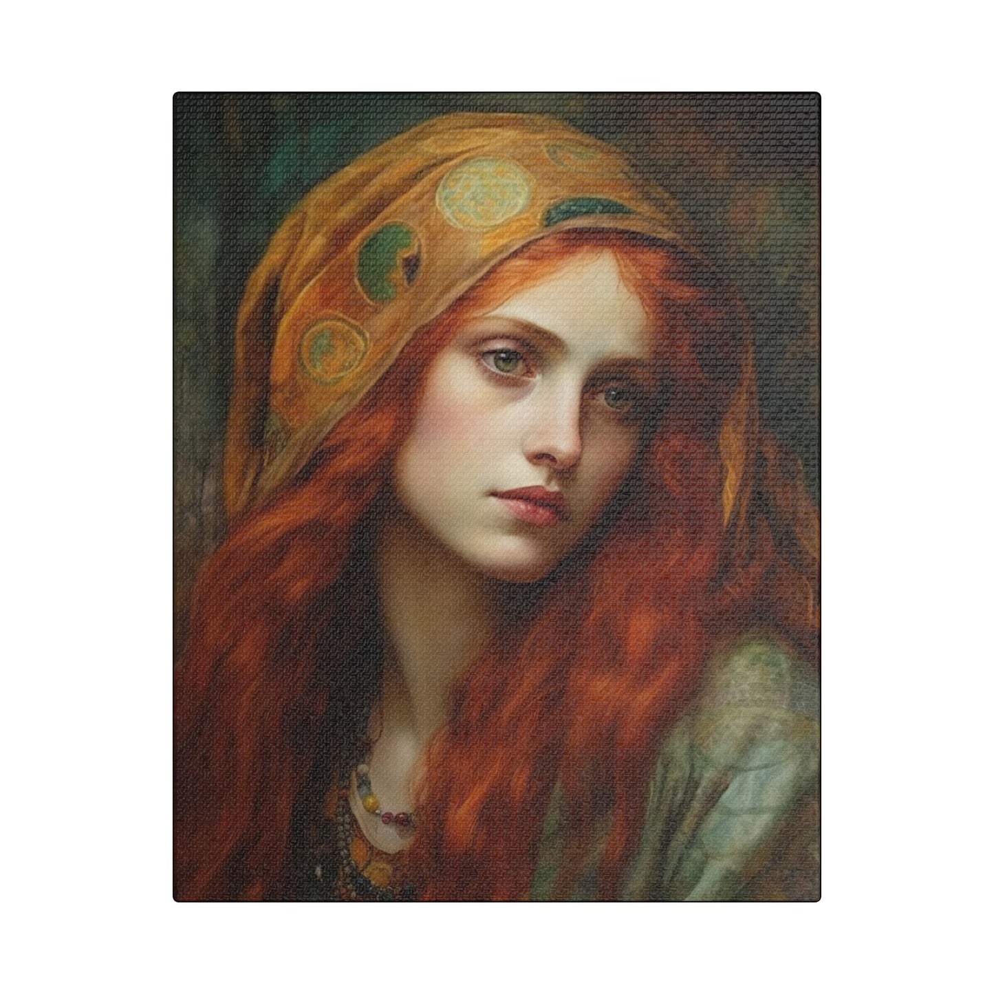 Mary Magdalene's Inner Peace Canvas Print - Multiple Sizes - Museum Wrapped - Mary Magdalene Portrait Art