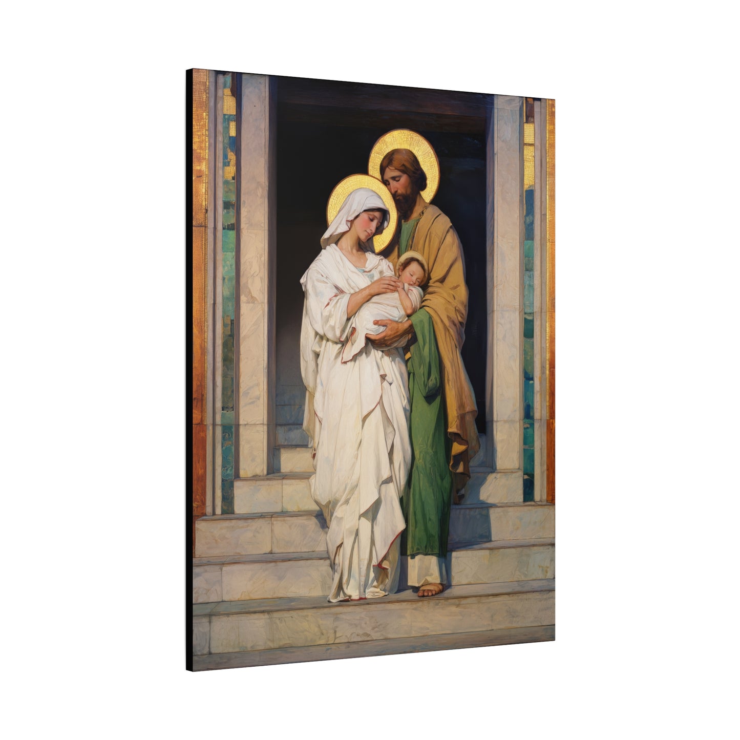 The Feast of the Presentation of the Lord - Holy Family - Gallery Wrapped Canvas - Print - Religious Art for your Home - Catholic art print - prayer room art