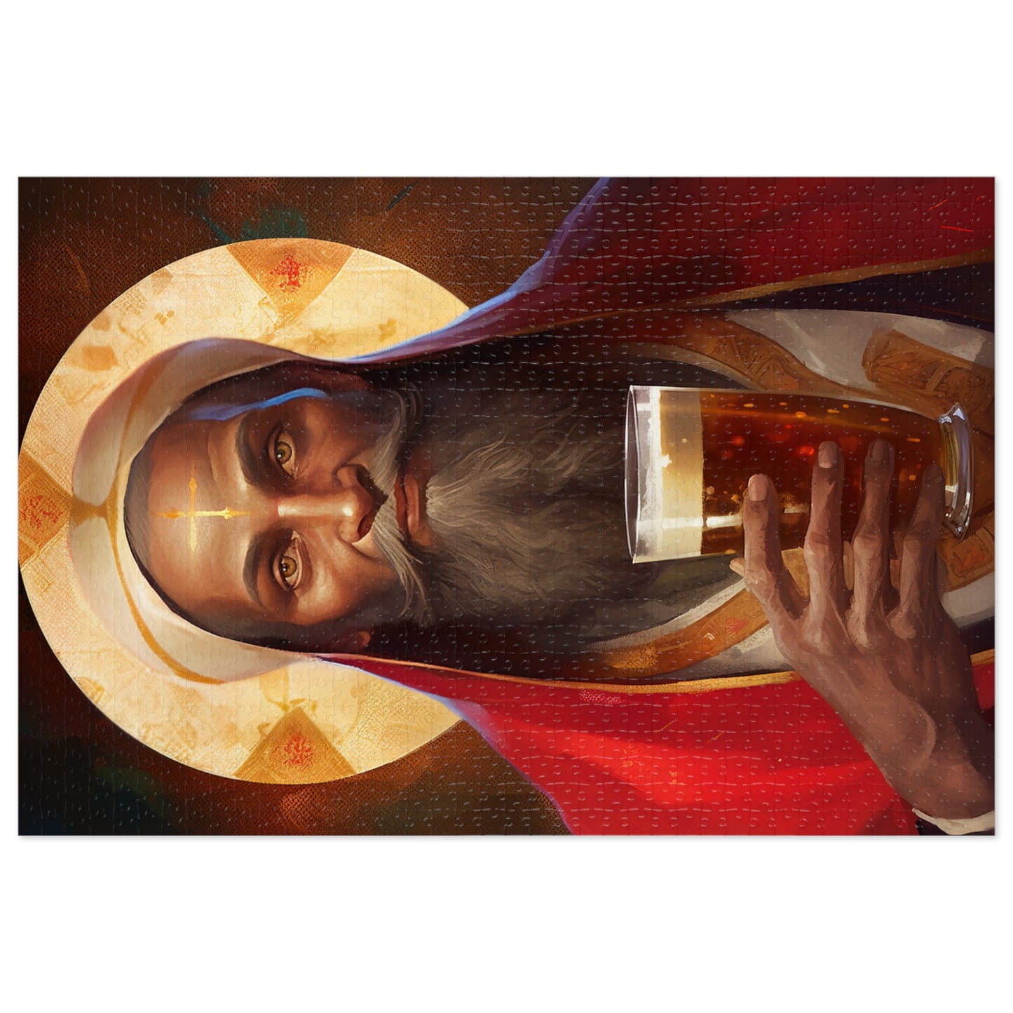 Saint Augustine of Hippo - Puzzle and Keepsake Tin - Religious Jigsaw Puzzle (30, 110, 252, 500,1000-Piece) - Religious Puzzle