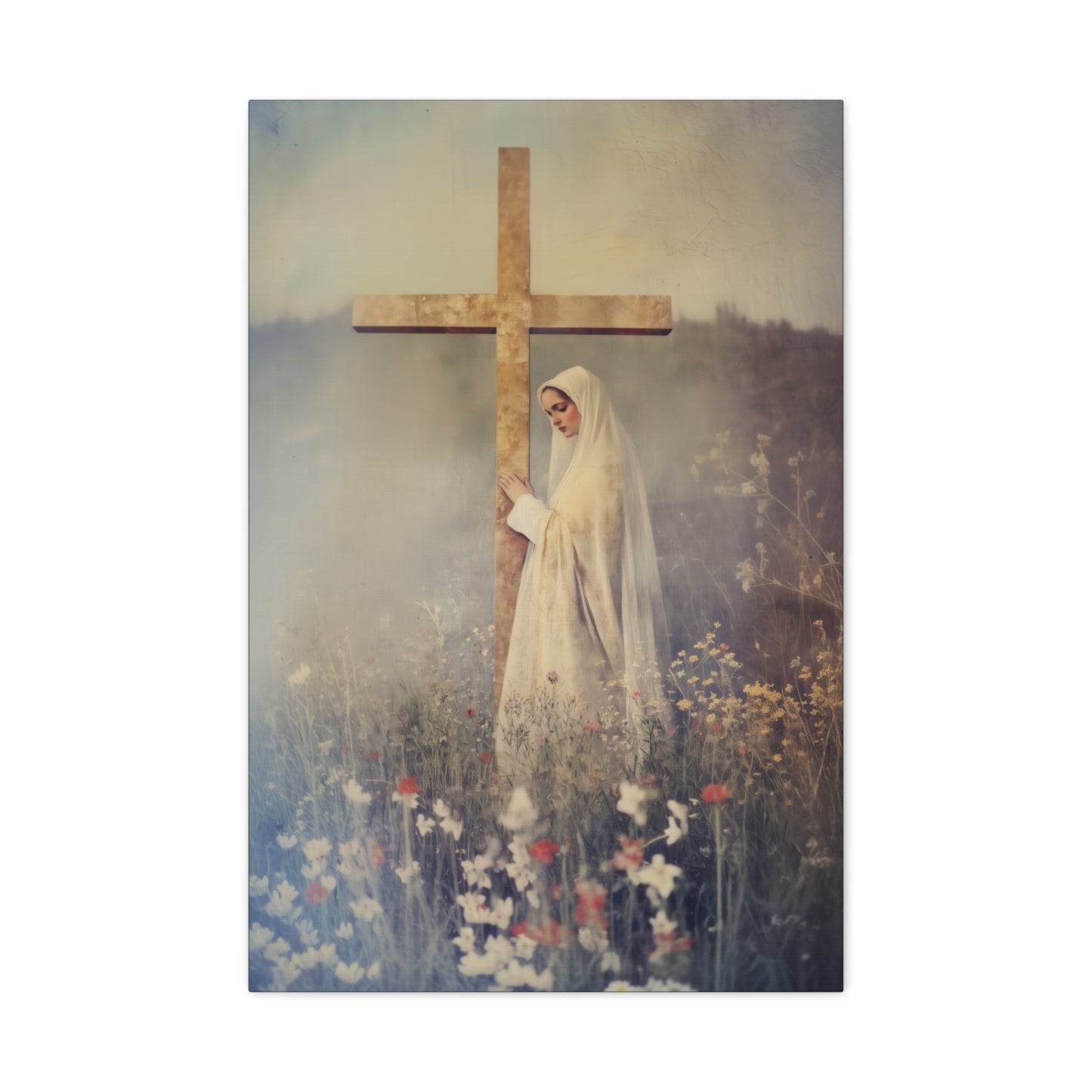 The Feast of the Exaltation of the Holy Cross - Multiple Sizes - Catholic Home art - Museum Wrapped Canvas - Sanctified Souls Print