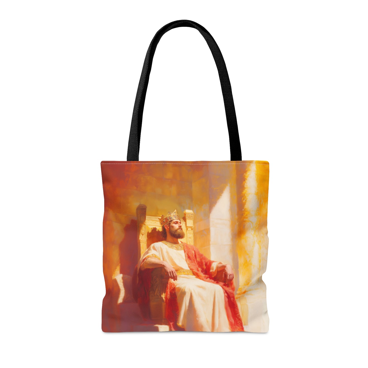 King Solomon: Keeper of God's Understanding - Tote Bag - Large Medium Small Faith Art Bag - Catholic Faith Purse