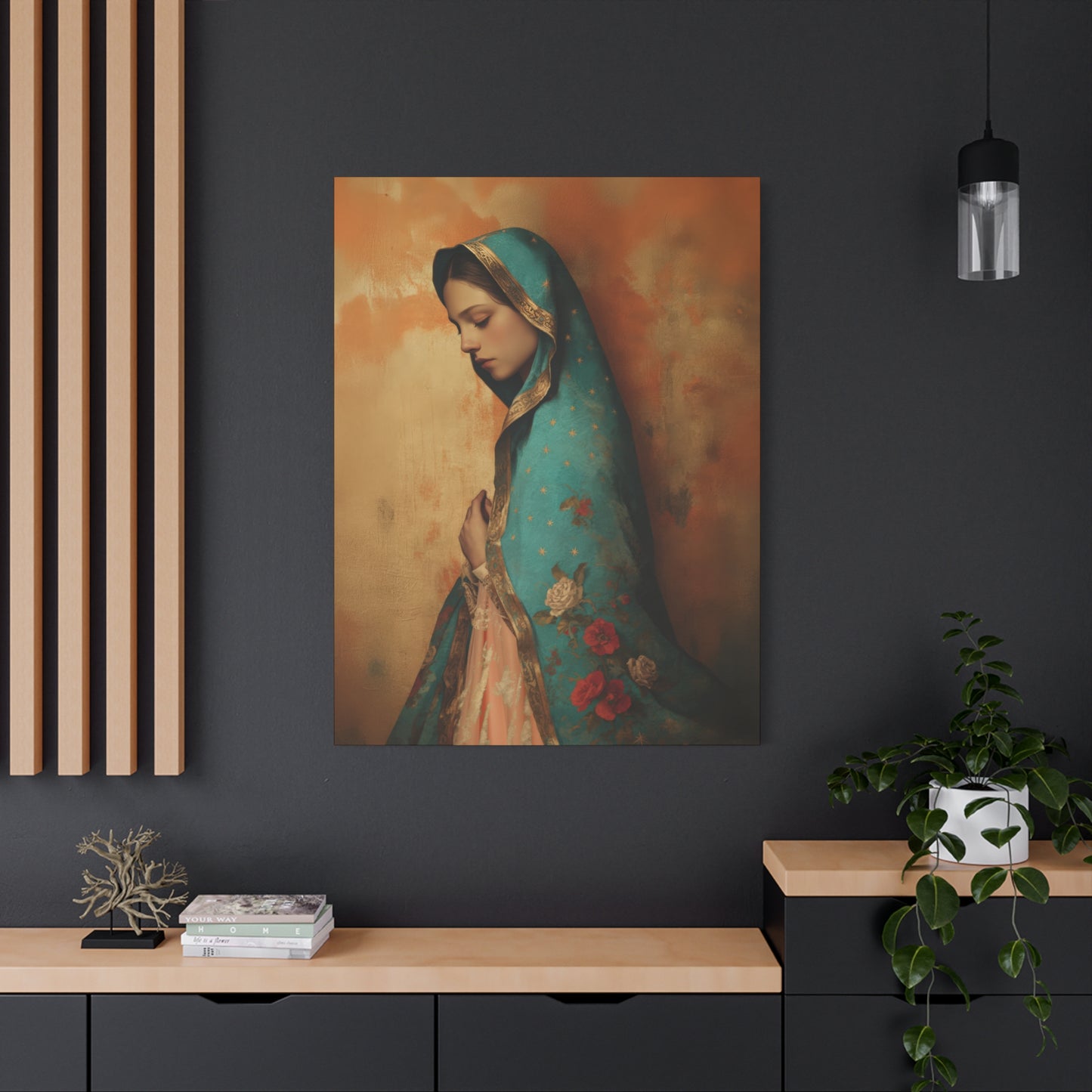 Our Lady of Guadalupe - Gallery Wrapped Canvas - Print - Religious Art for your Home - Catholic Art