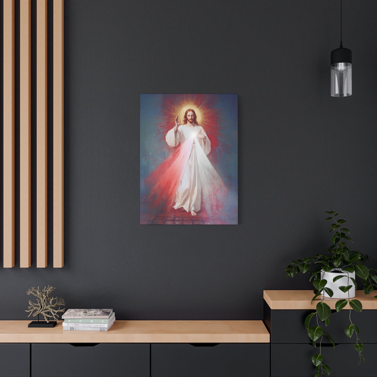 The Divine Mercy - Our Lord Jesus Christ - Gallery Wrapped Canvas - Print - Religious Art for your Home - Catholic