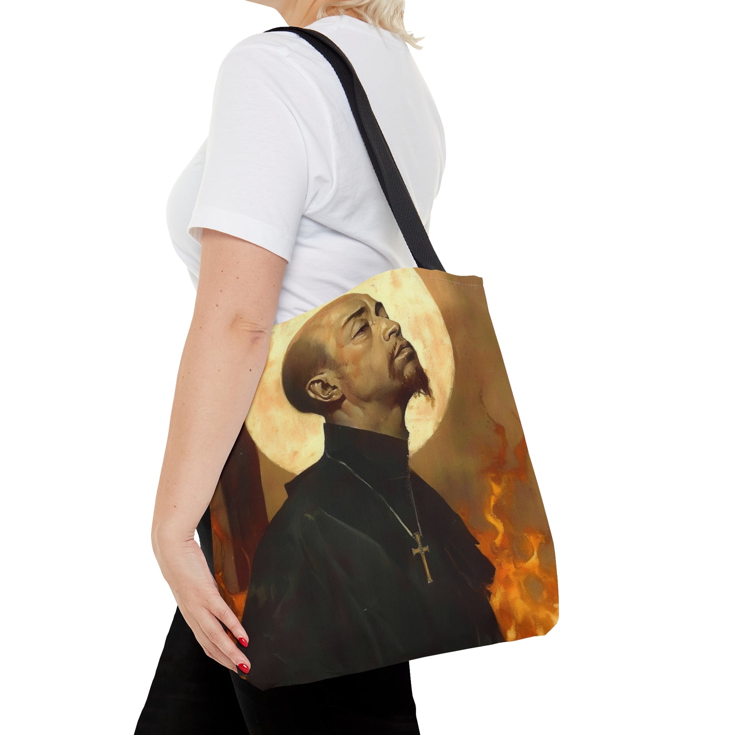 Blessed Thomas Tsughi Tote Bag - Large Medium Small Faith Art Bag - Catholic Faith Purse - Religious - Reusable - Prayer Bag