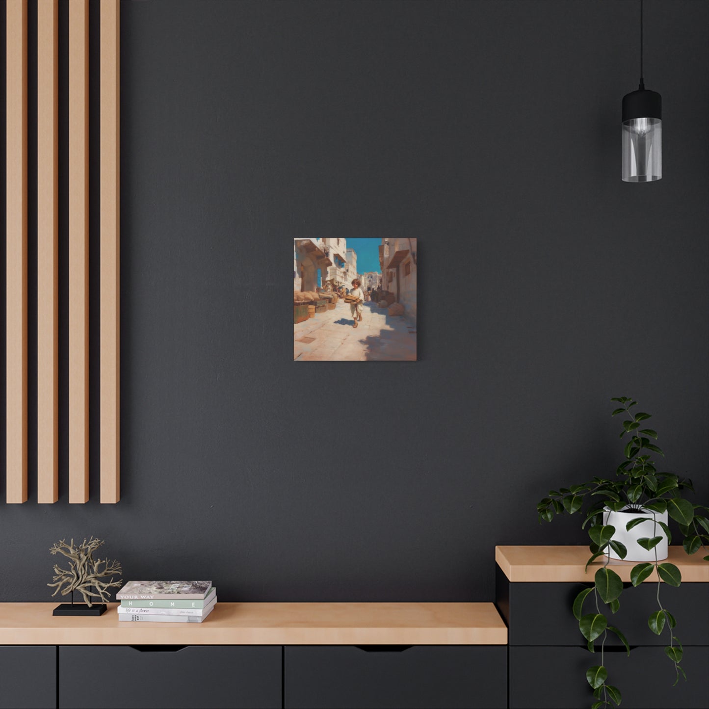 Nazareth and the Hidden Light of Christ - Gallery Wrapped Canvas - Print - Religious Art for your Home - Catholic Art