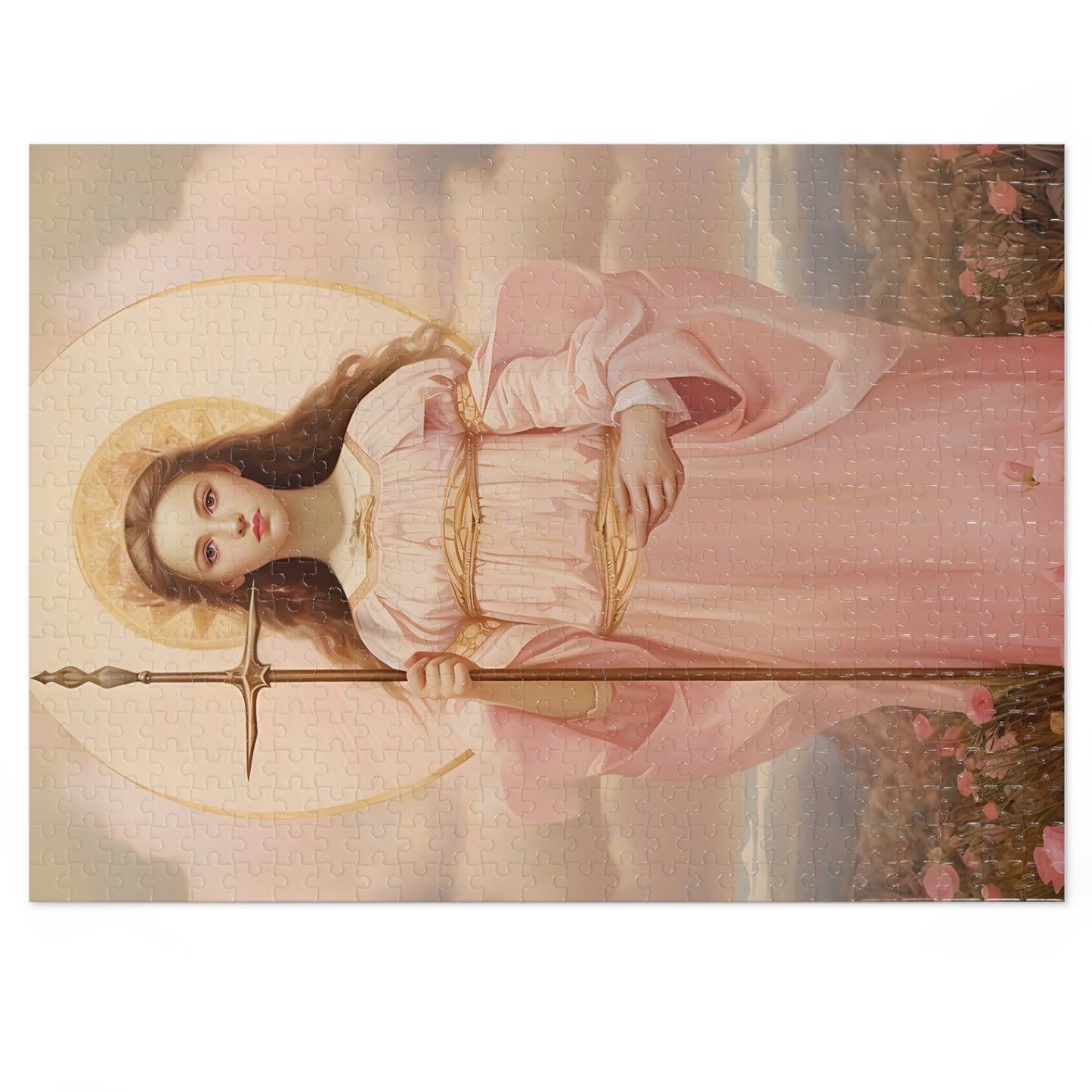 Saint Philomena - Puzzle and Keepsake Tin - Religious Jigsaw Puzzle (30, 110, 252, 500,1000-Piece) - Religious Puzzle
