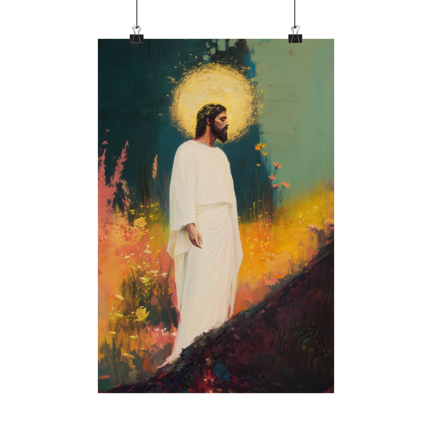 Christus Resurrexit (Christ Is Risen) - Sanctified Souls Print - Multiple Sizes - Premium Matte Vertical Posters - Catholic