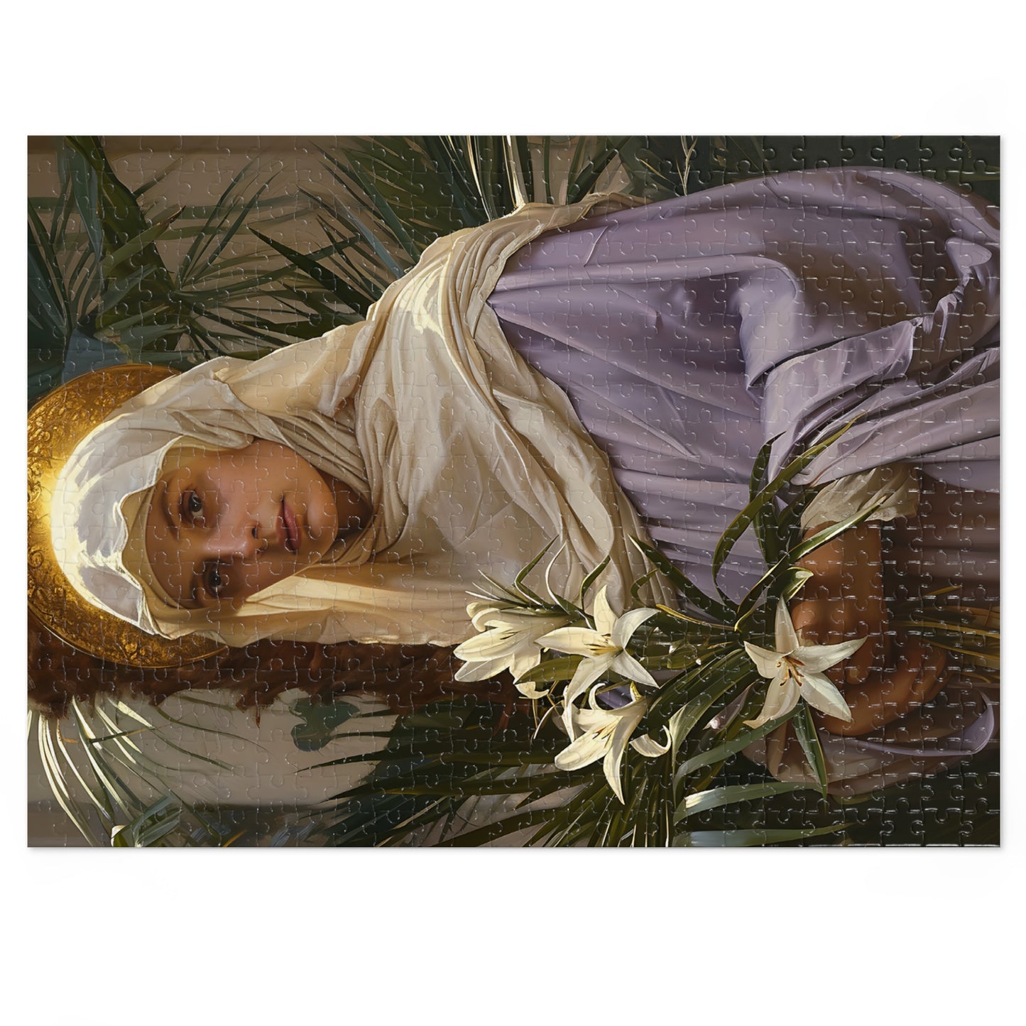 Saint Adele - Puzzle and Keepsake Tin - Religious Jigsaw Puzzle (30, 110, 252, 500,1000-Piece) - Religious Puzzle