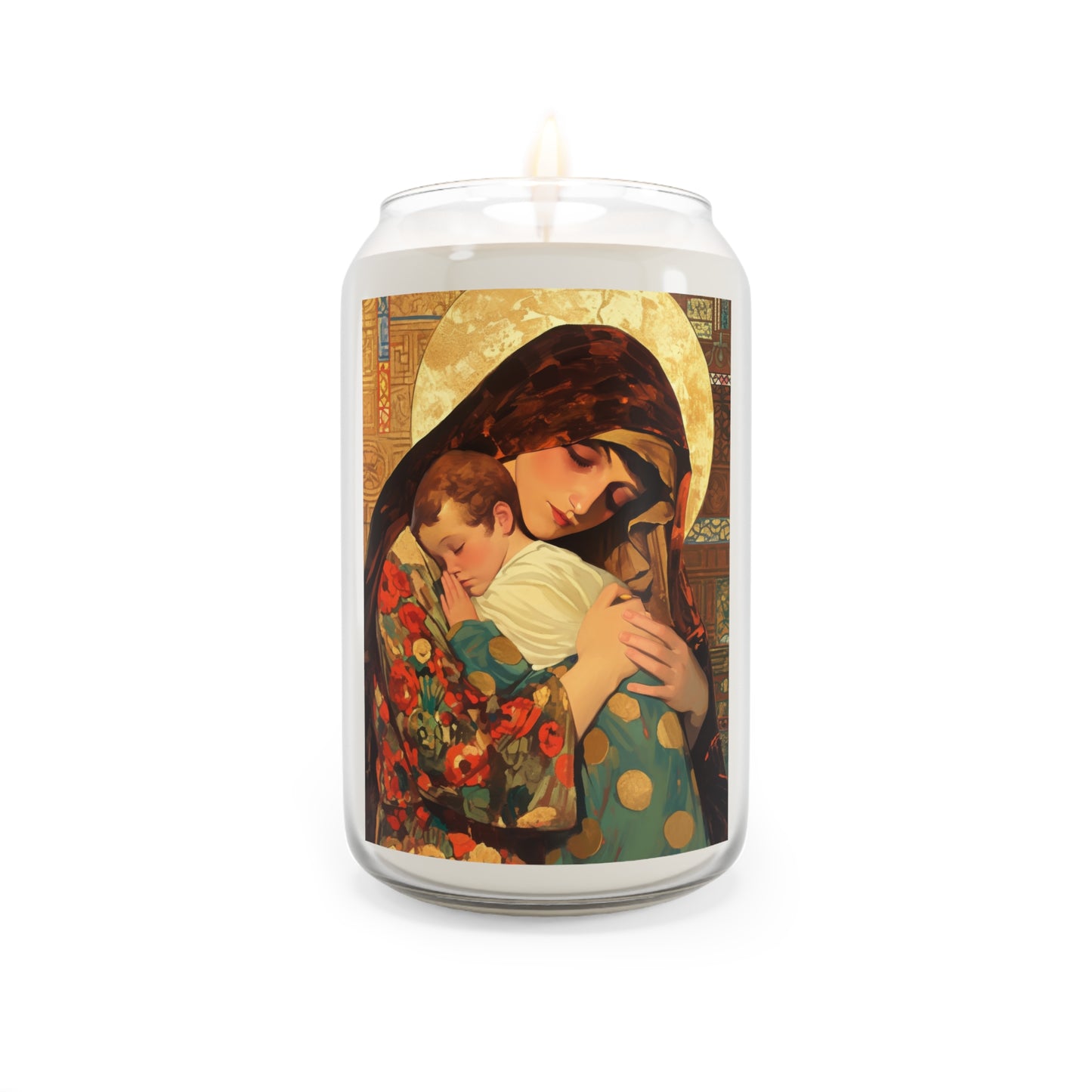 Mary, Mother of God - Divine Mother - Scented Prayer Candle, 13.75oz -  Candle - Catholic Art - prayer room Scented Candle