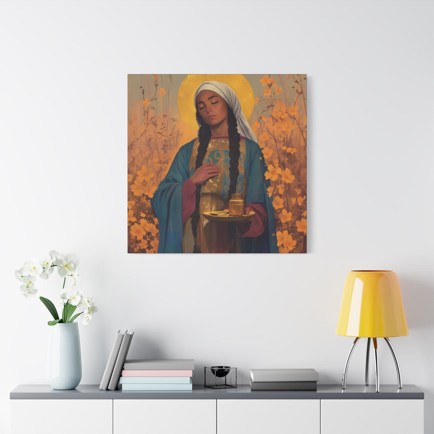 Saint Hermione of Ephesus - Gallery Wrapped Canvas - Print - Religious Art for your Home - Catholic Art Print
