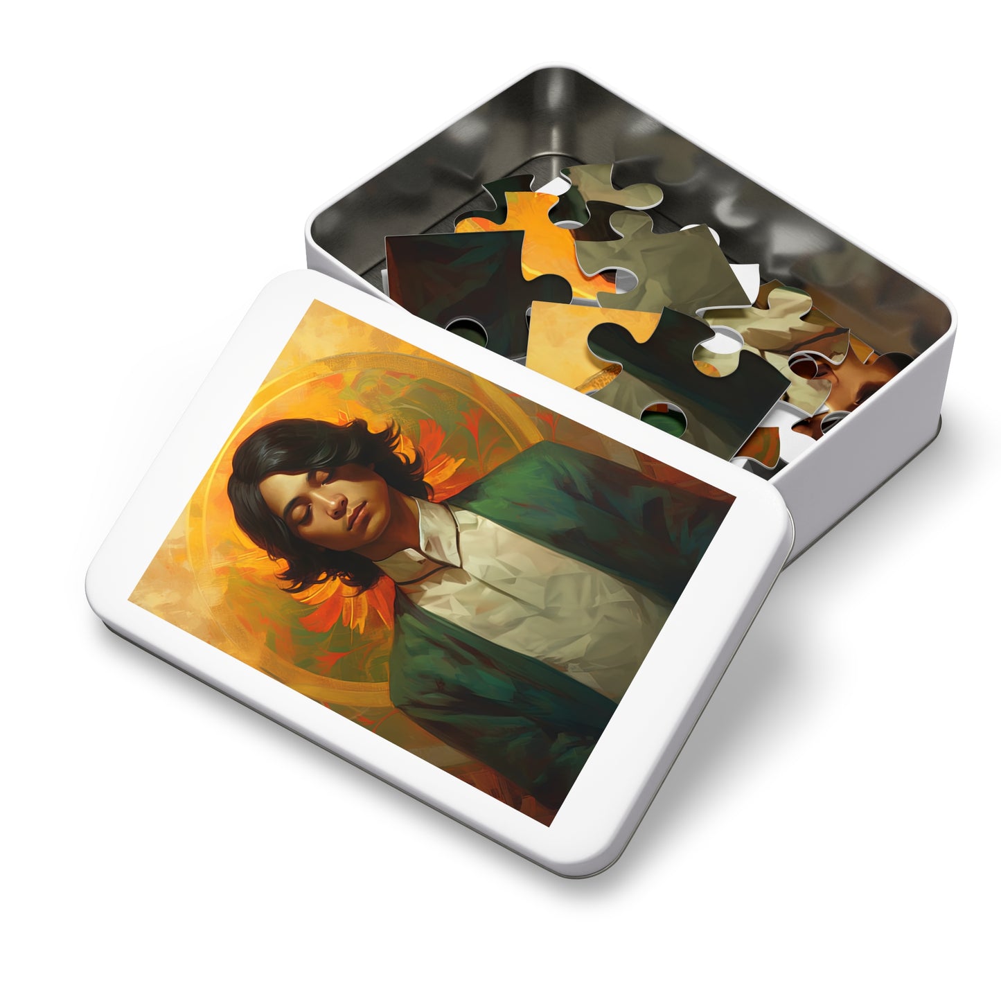 Saint Lorenzo Ruiz - Puzzle and Keepsake Tin - Religious Jigsaw Puzzle (30, 110, 252, 500,1000-Piece) - Religious Puzzle