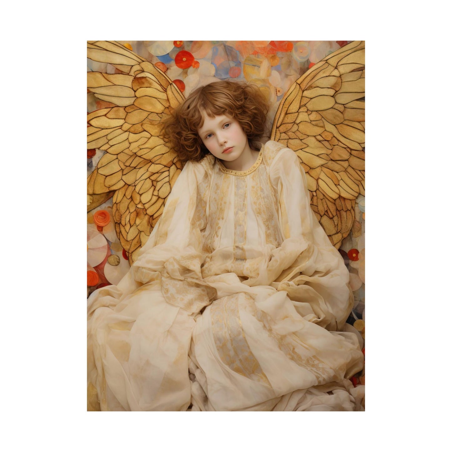Guiding Light - Sanctified Souls Print - Multiple Sizes - Premium Matte Vertical Poster - Guardian Angel