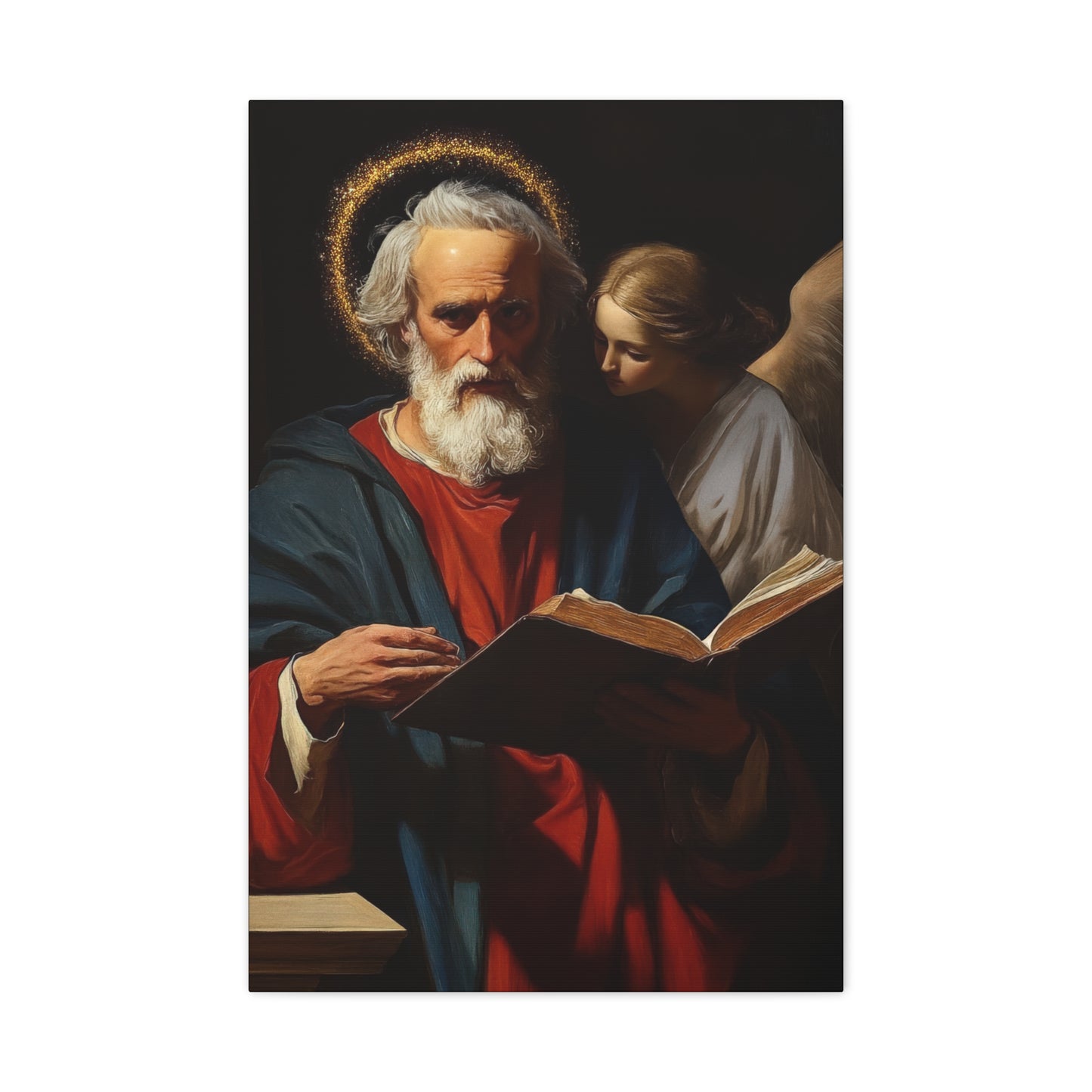 Saint Matthew the Apostle - Gallery Wrapped Canvas - Print - Religious Art for your Home - Catholic