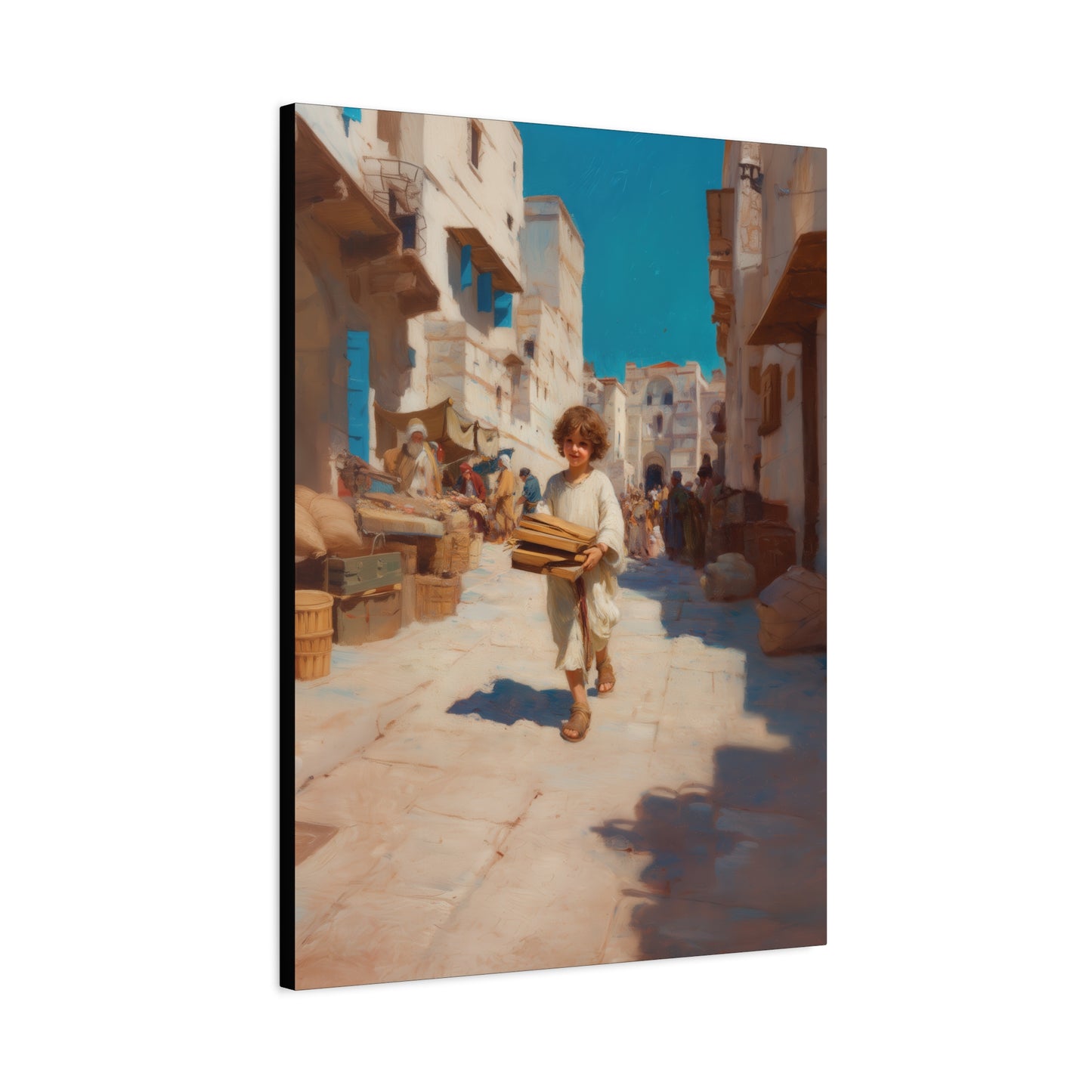 Nazareth and the Hidden Light of Christ - Gallery Wrapped Canvas - Print - Religious Art for your Home - Catholic Art