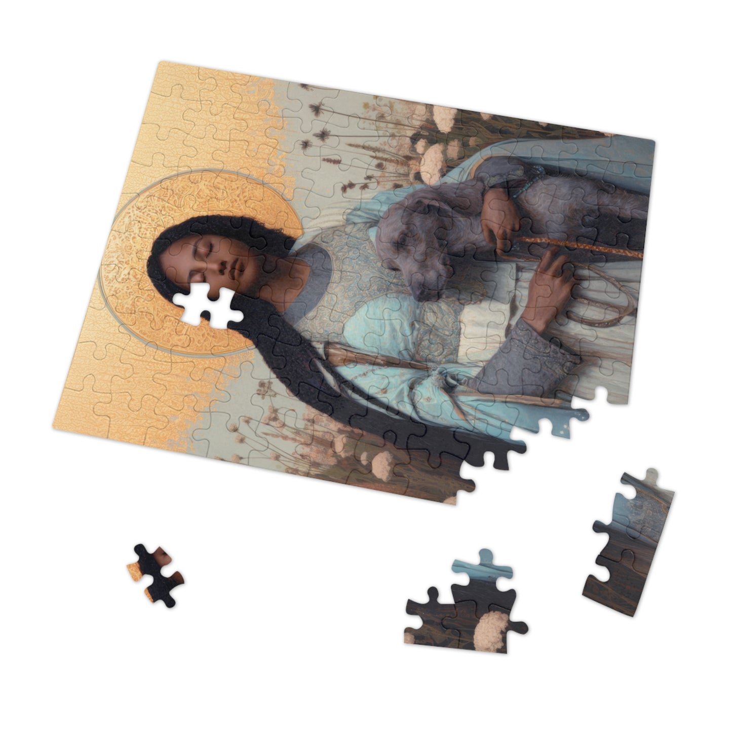 Saint Quiteria - Puzzle & Keepsake Tin - Religious Jigsaw Puzzle (30, 110, 252, 500,1000-Piece)