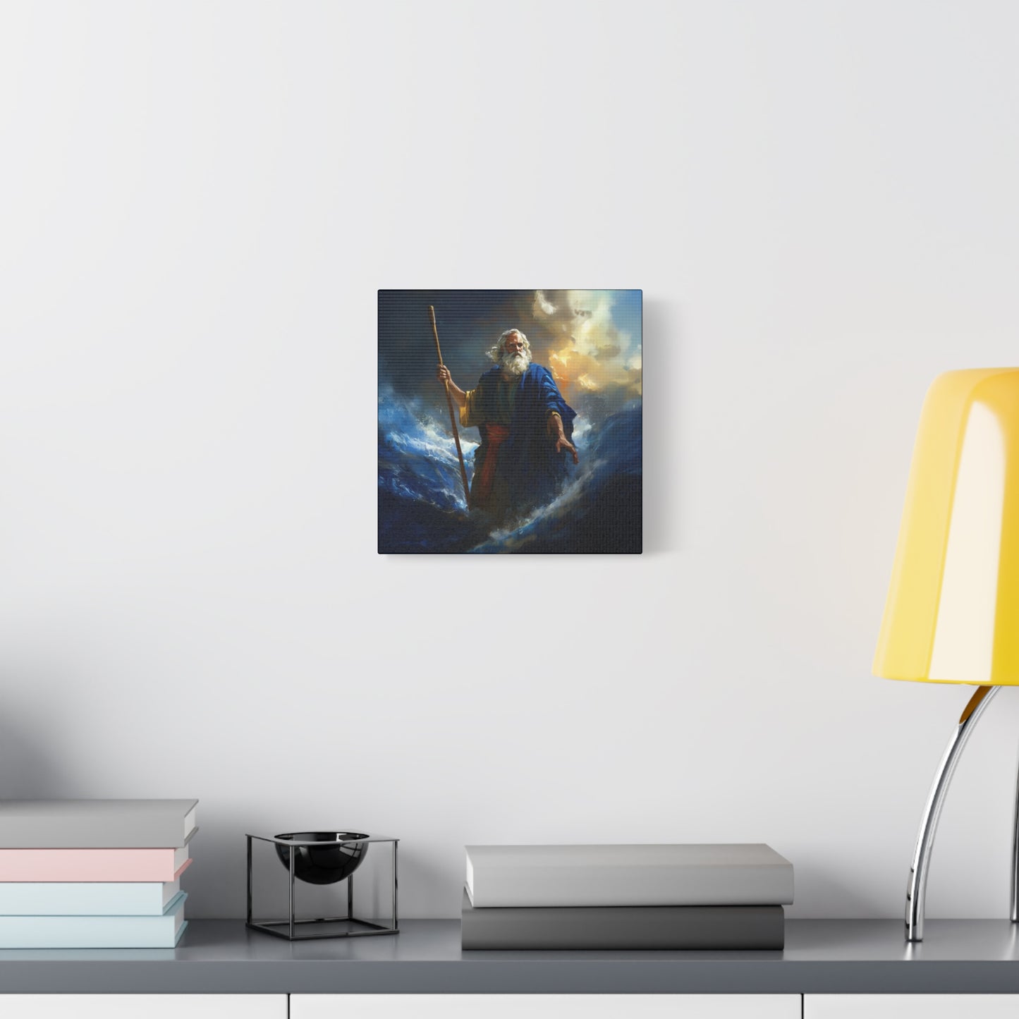 Moses Before the Trembling Sea - Gallery Wrapped Canvas - Print - Religious Art for your Home - Catholic Art