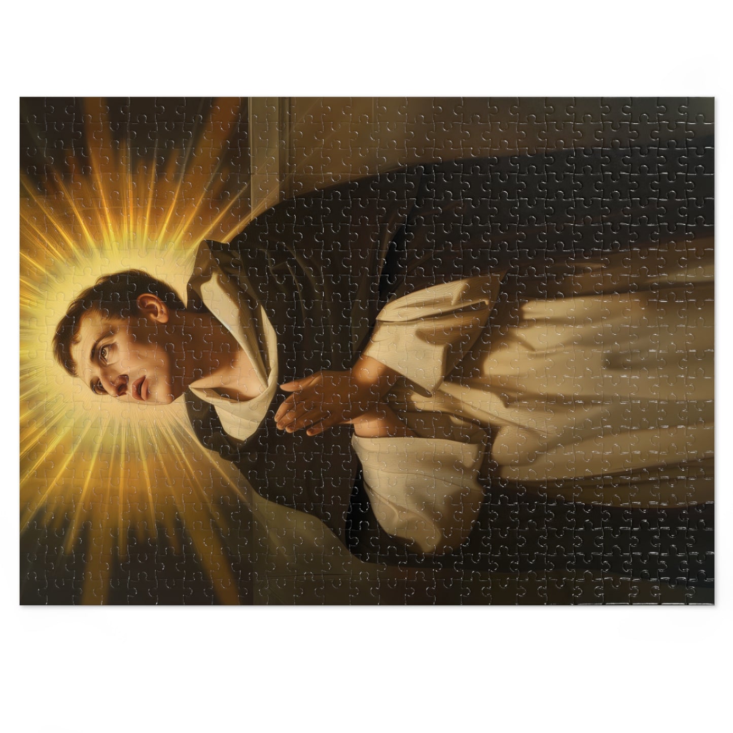 Saint Thomas Aquinas - Puzzle and Keepsake Tin - Religious Jigsaw Puzzle (30, 110, 252, 500,1000-Piece) - Religious Puzzle