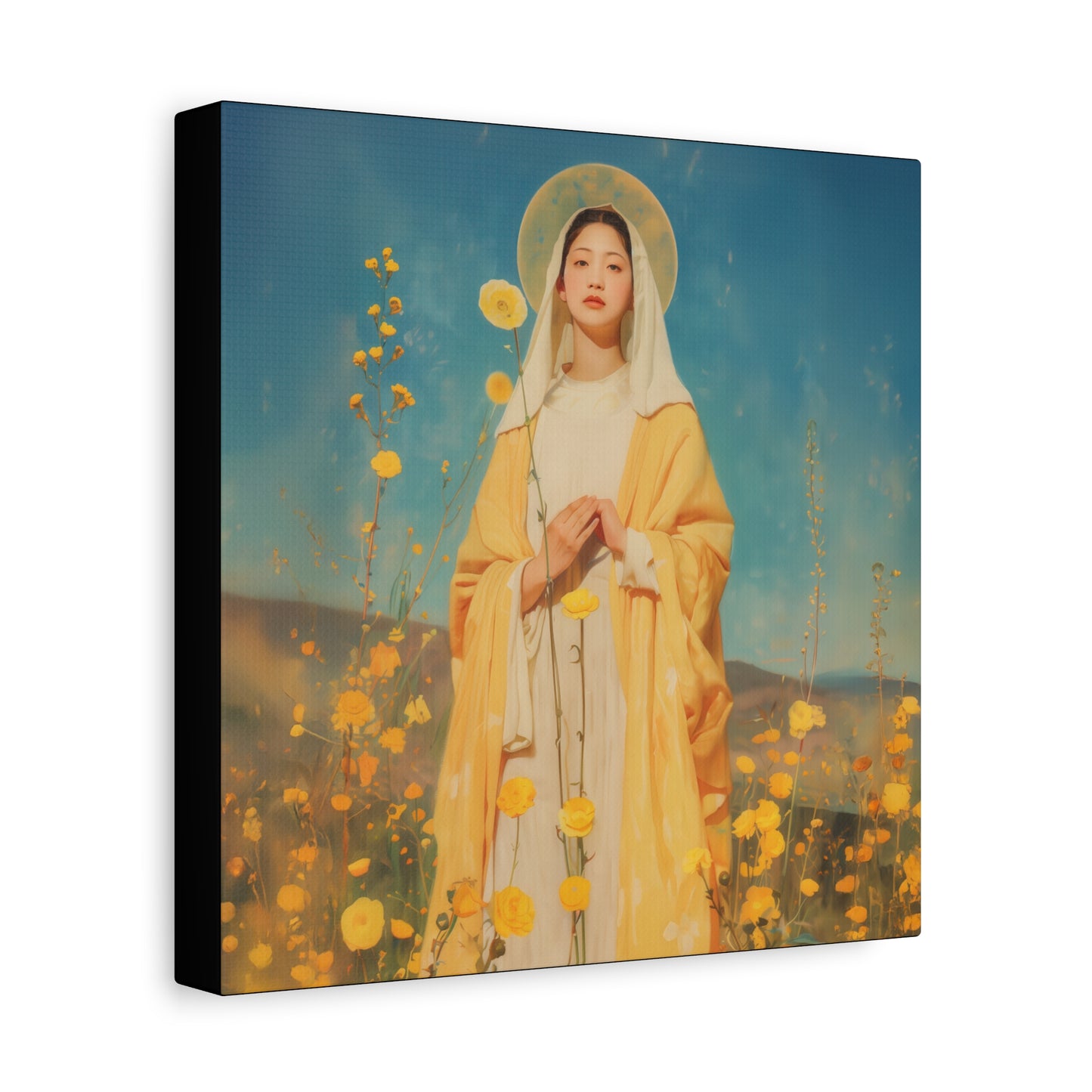Saint Agatha Lin - Gallery Wrapped Canvas - Print - Religious Art for your Home - Catholic Art