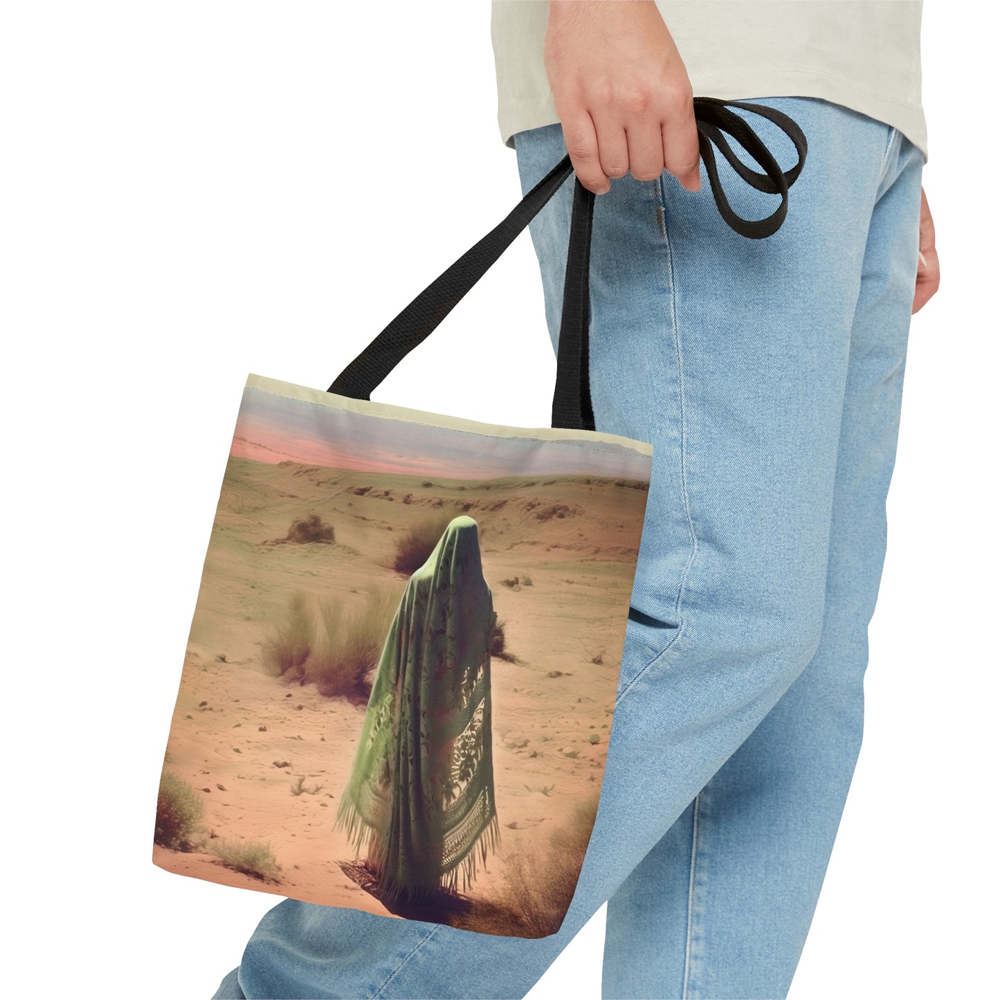 Saint Theodora of Alexandria Tote Bag - Catholic faith inspired carry-all purse - day to day bag - Desert Mothers Series