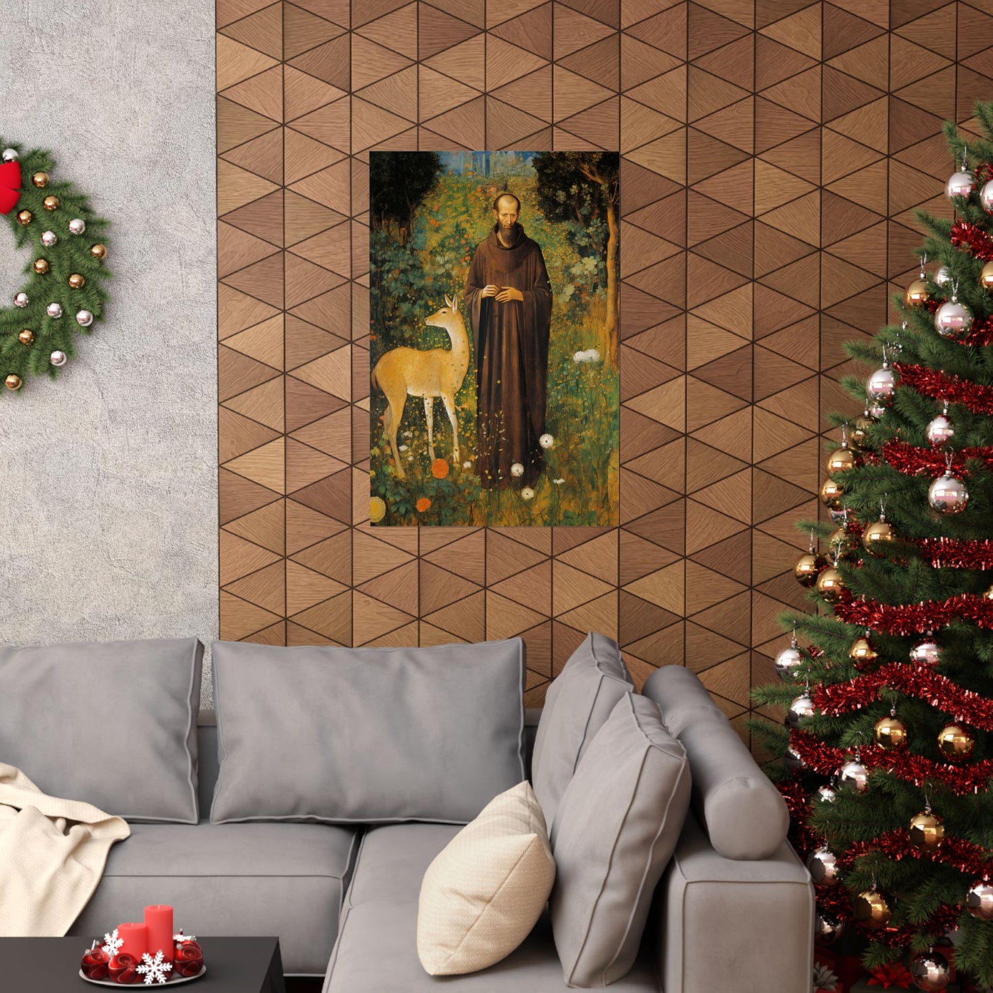 Saint Giles - Sanctified Souls Print - Multiple Sizes - Premium Matte Vertical Posters