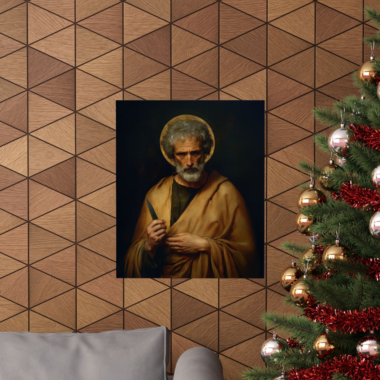 Saint Bartholomew the Apostle - Sanctified Souls Print - Multiple Sizes - Premium Matte Vertical Posters