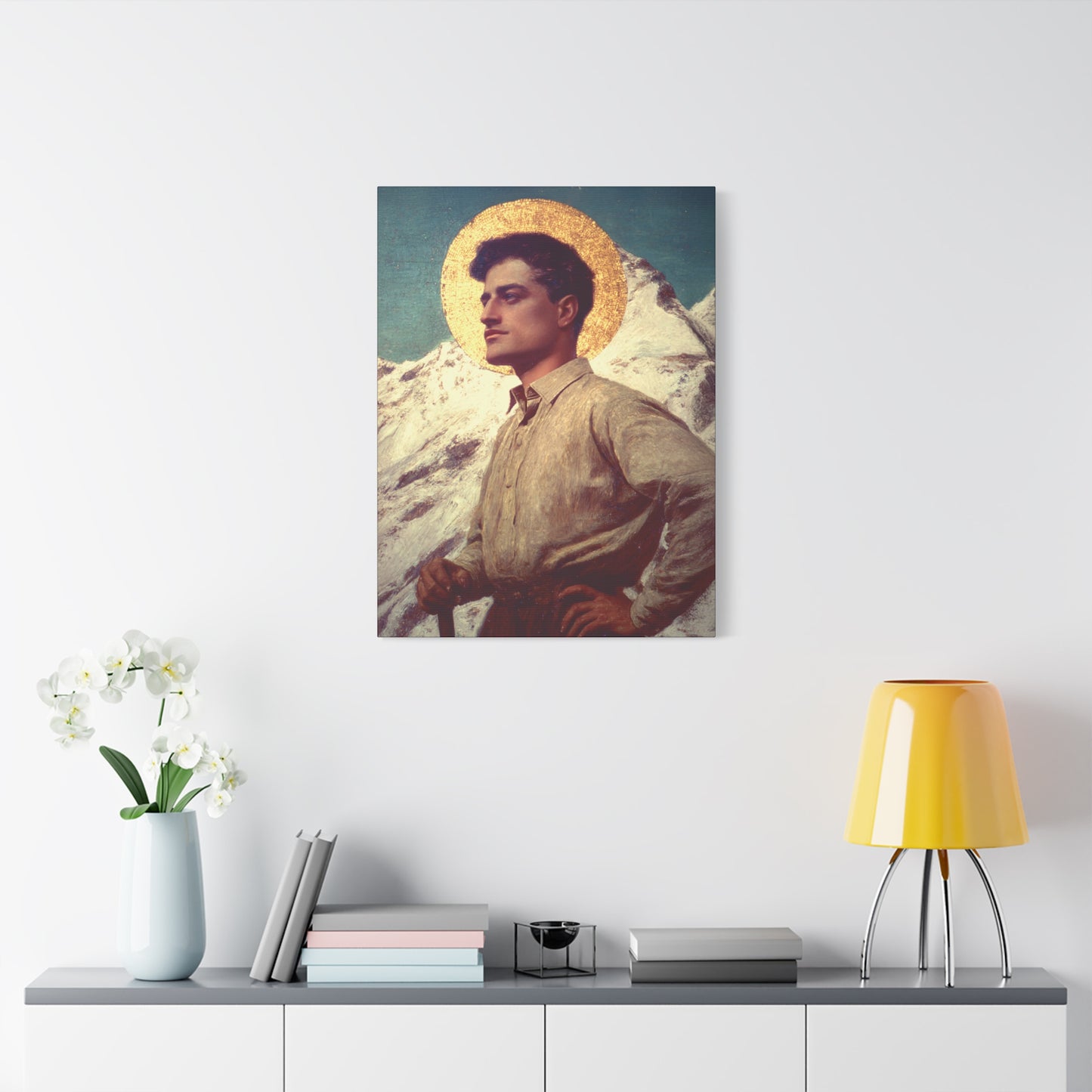 Saint Pier Giorgio Frassati -  Museum Wrapped Canvas - Sanctified Souls Print - Religious Art for your Home - Catholic Patron Saint Art