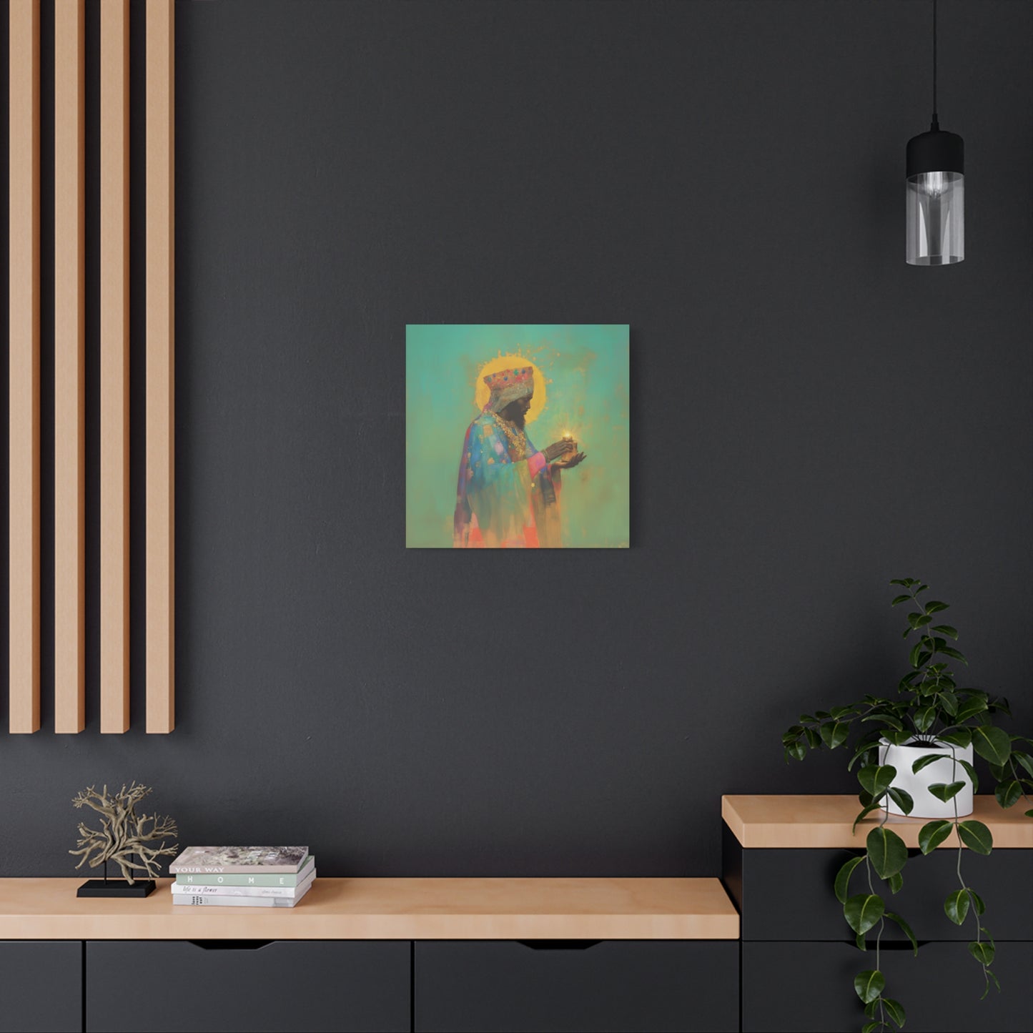 Balthazar and the Gift of Foretold Sorrow - 3 Wise Men - Gallery Wrapped Canvas - Print - Religious Art for your Home - Catholic