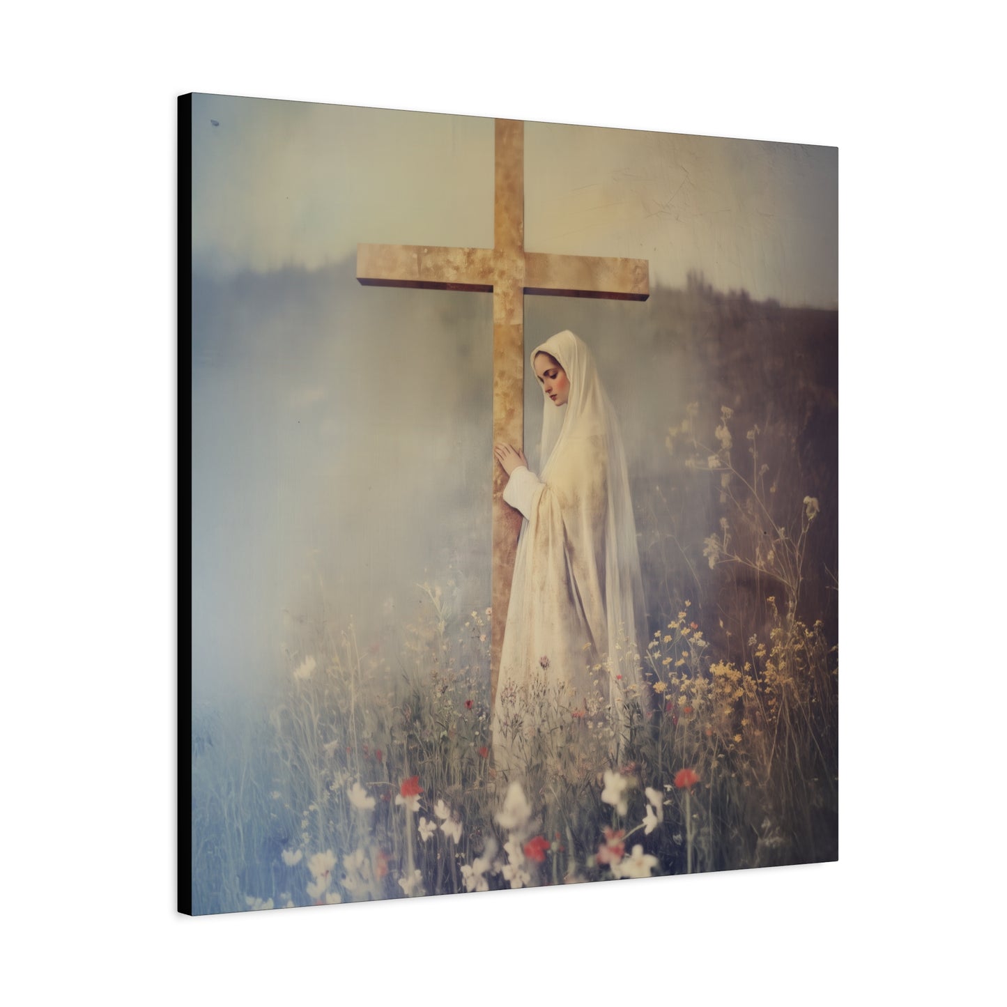 The Feast of the Exaltation of the Holy Cross - Multiple Sizes - Catholic Home art - Museum Wrapped Canvas - Sanctified Souls Print