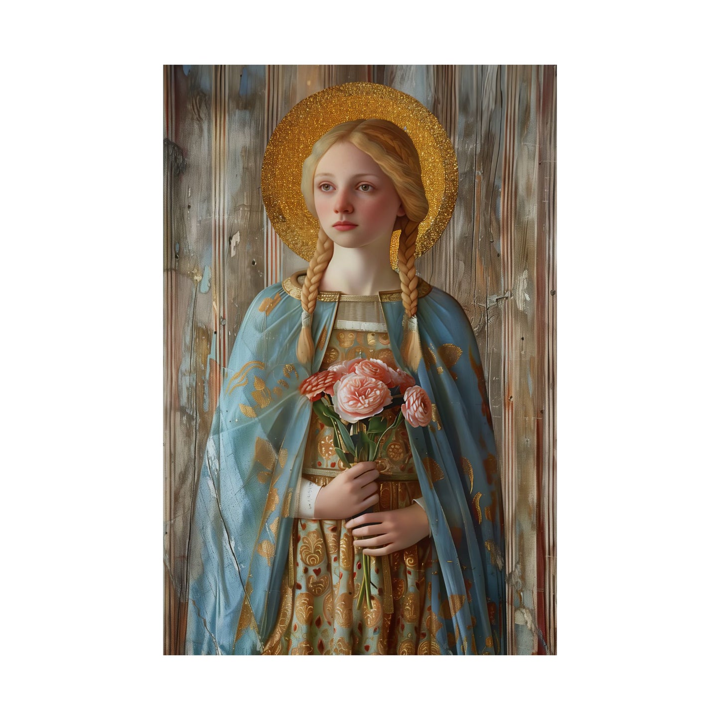 Saint Fina / Seraphina Print - Sanctified Souls Print - Multiple Sizes - Premium Matte Vertical Posters