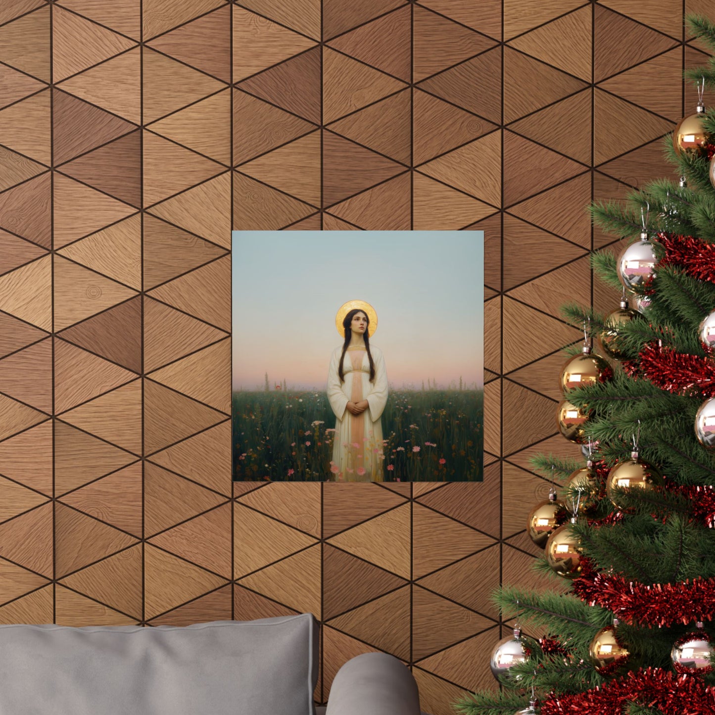 Saint Sabina - Sanctified Souls Print - Multiple Sizes - Premium Matte Vertical Posters - Patron Saint Art