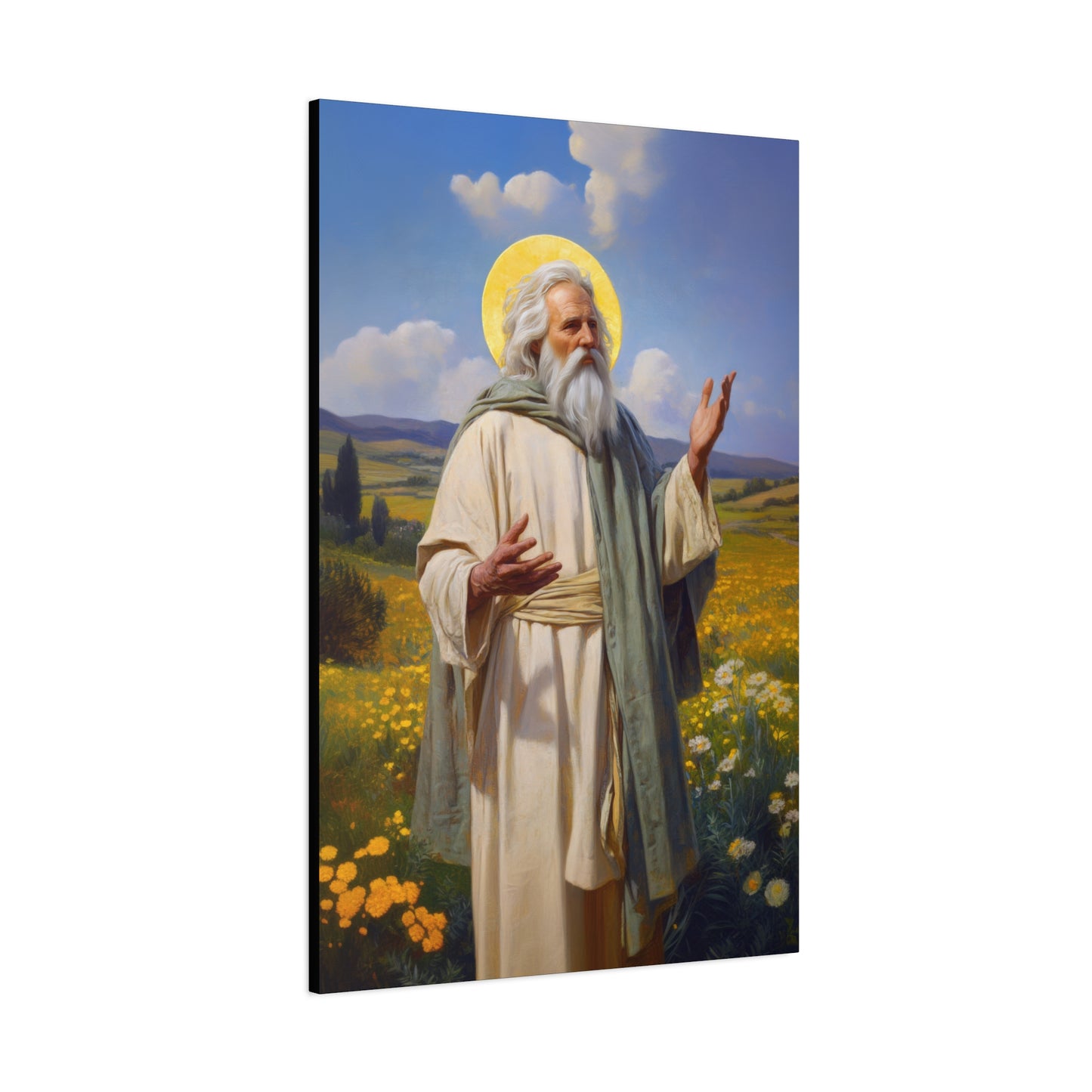 Saint Hilary of Arles - Gallery Wrapped Canvas - Print - Religious Art for your Home - Catholic Art Print