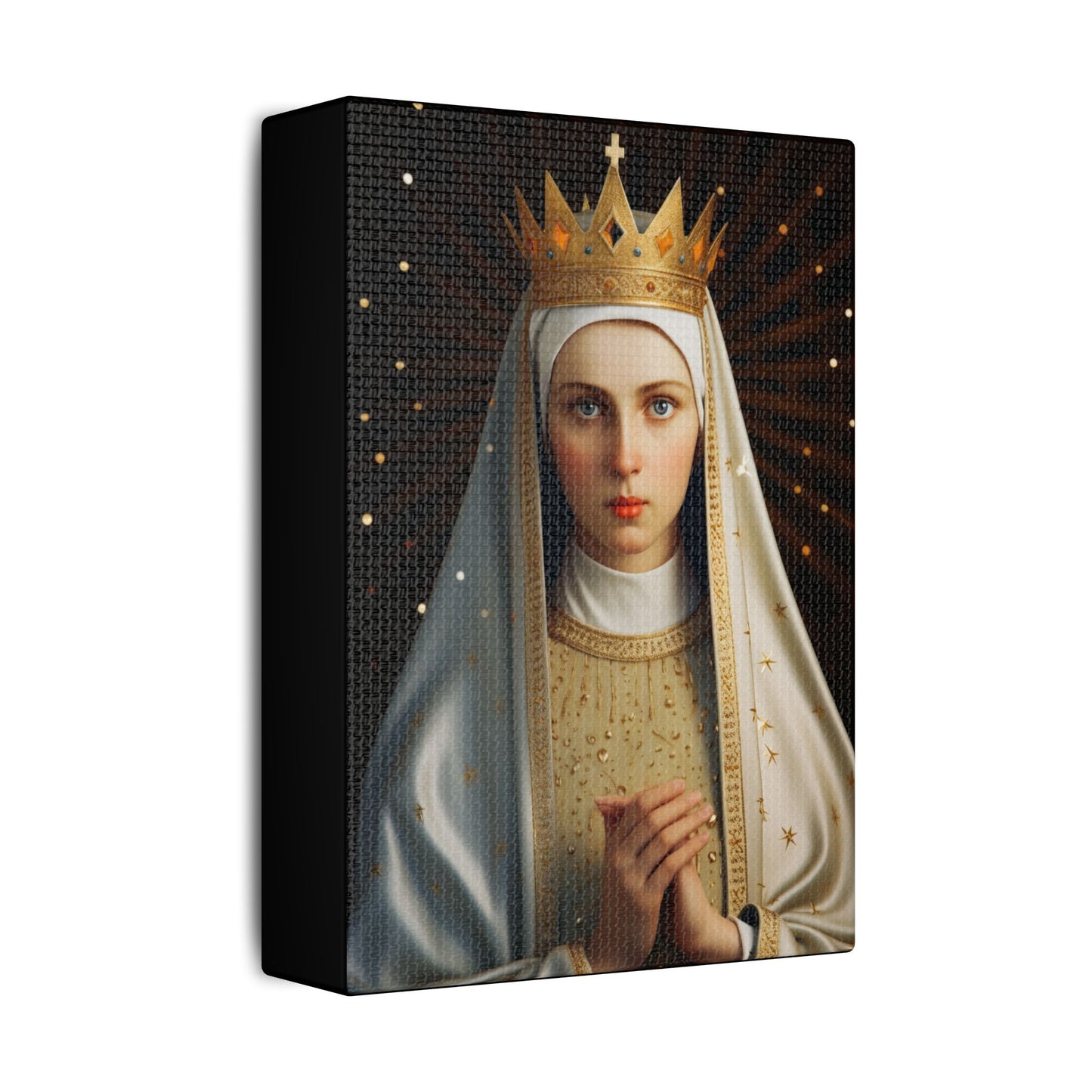 Saint Kinga of Poland Canvas Print - Multiple Sizes - Catholic Home art - Museum Wrapped Canvas - Sanctified Souls Print