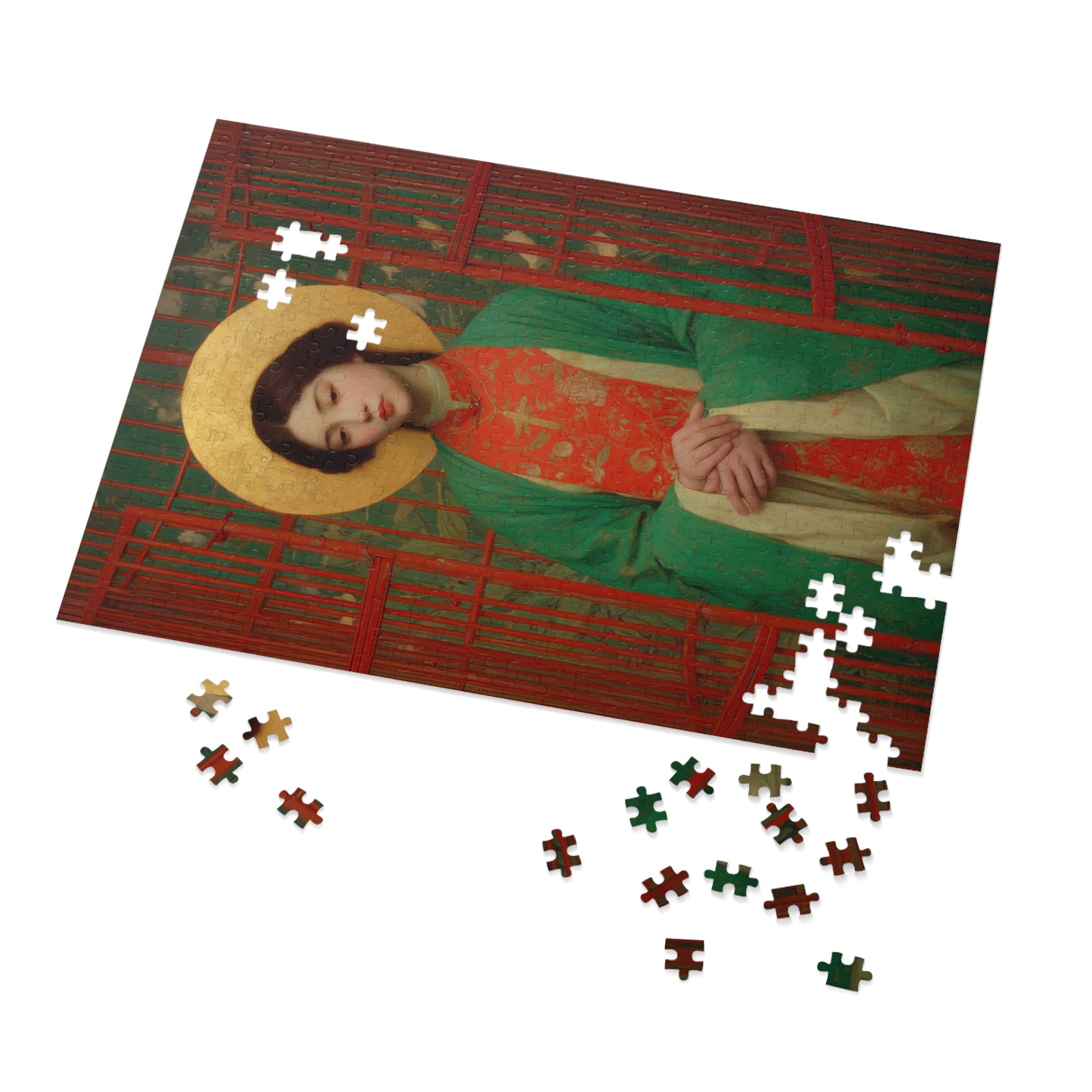 Saint Agnes Tsao Kou Ying - Puzzle and Keepsake Tin - Religious Jigsaw Puzzle (30, 110, 252, 500,1000) - Gift for Catholic Families