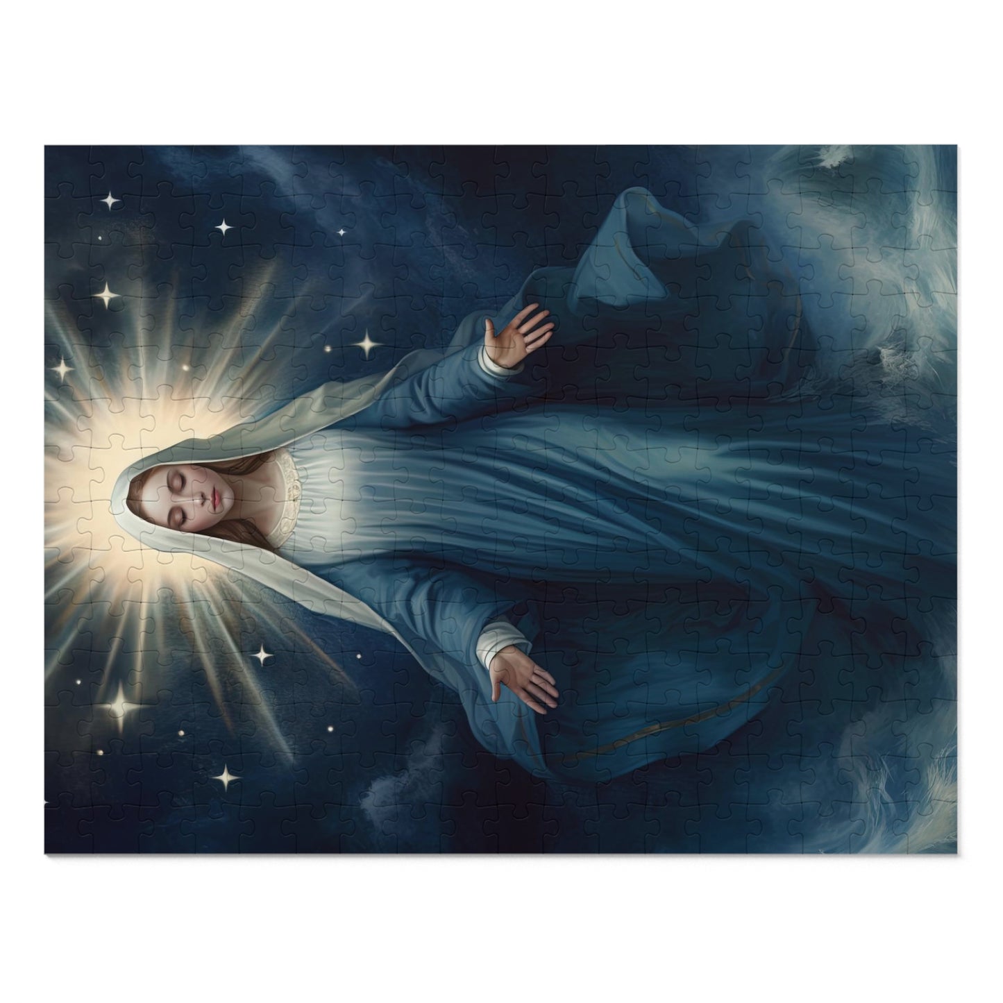 Our Lady Star of the Sea - Puzzle and Keepsake Tin - Religious Jigsaw Puzzle (30, 110, 252, 500,1000-Piece) - Religious Puzzle
