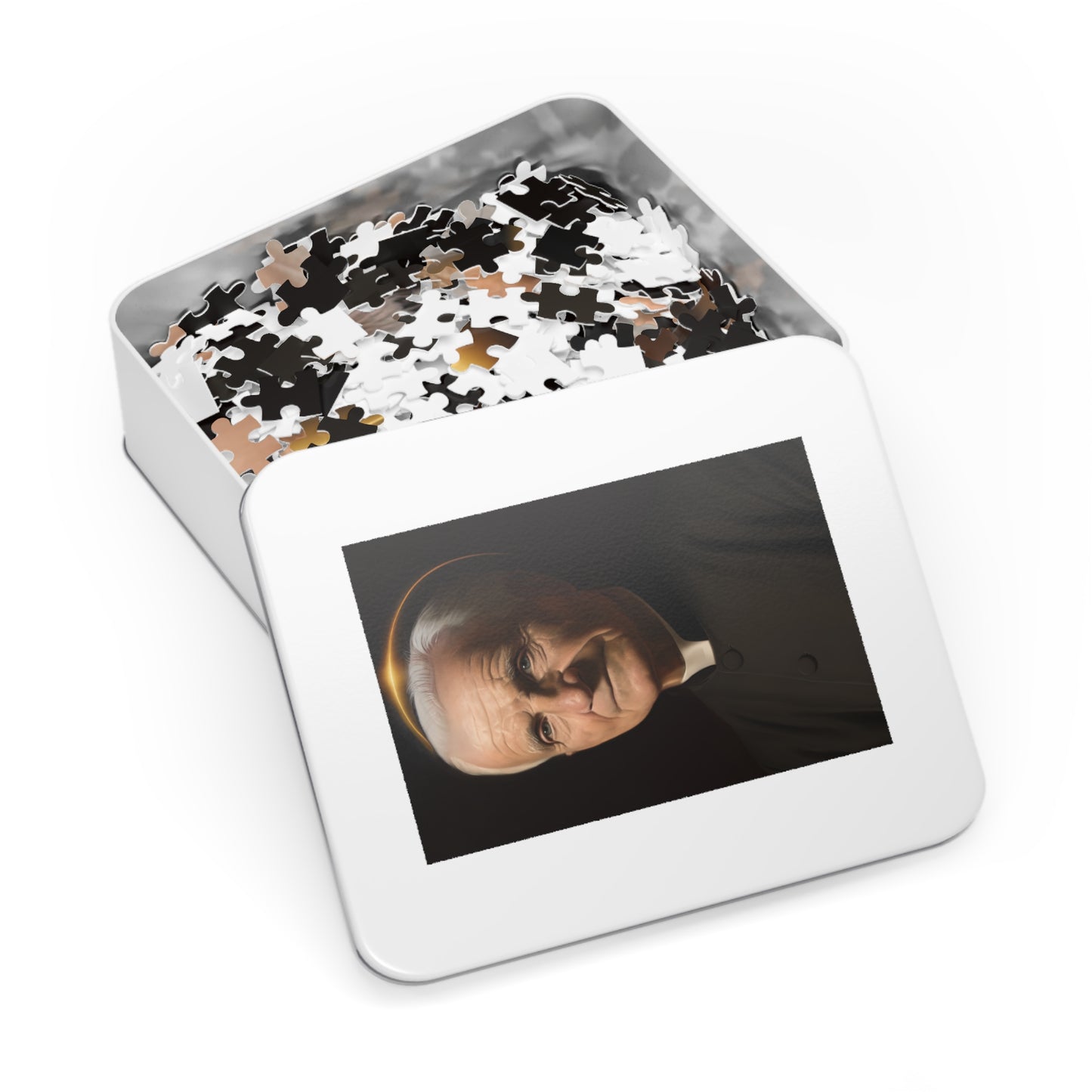 Saint André Bessette - Puzzle and Keepsake Tin - Religious Jigsaw Puzzle (30, 110, 252, 500,1000-Piece) - Religious Puzzle