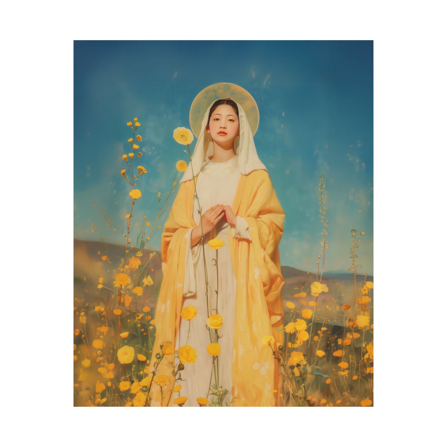 Saint Agatha Lin - Sanctified Souls Print - Multiple Sizes - Premium Matte Vertical Posters