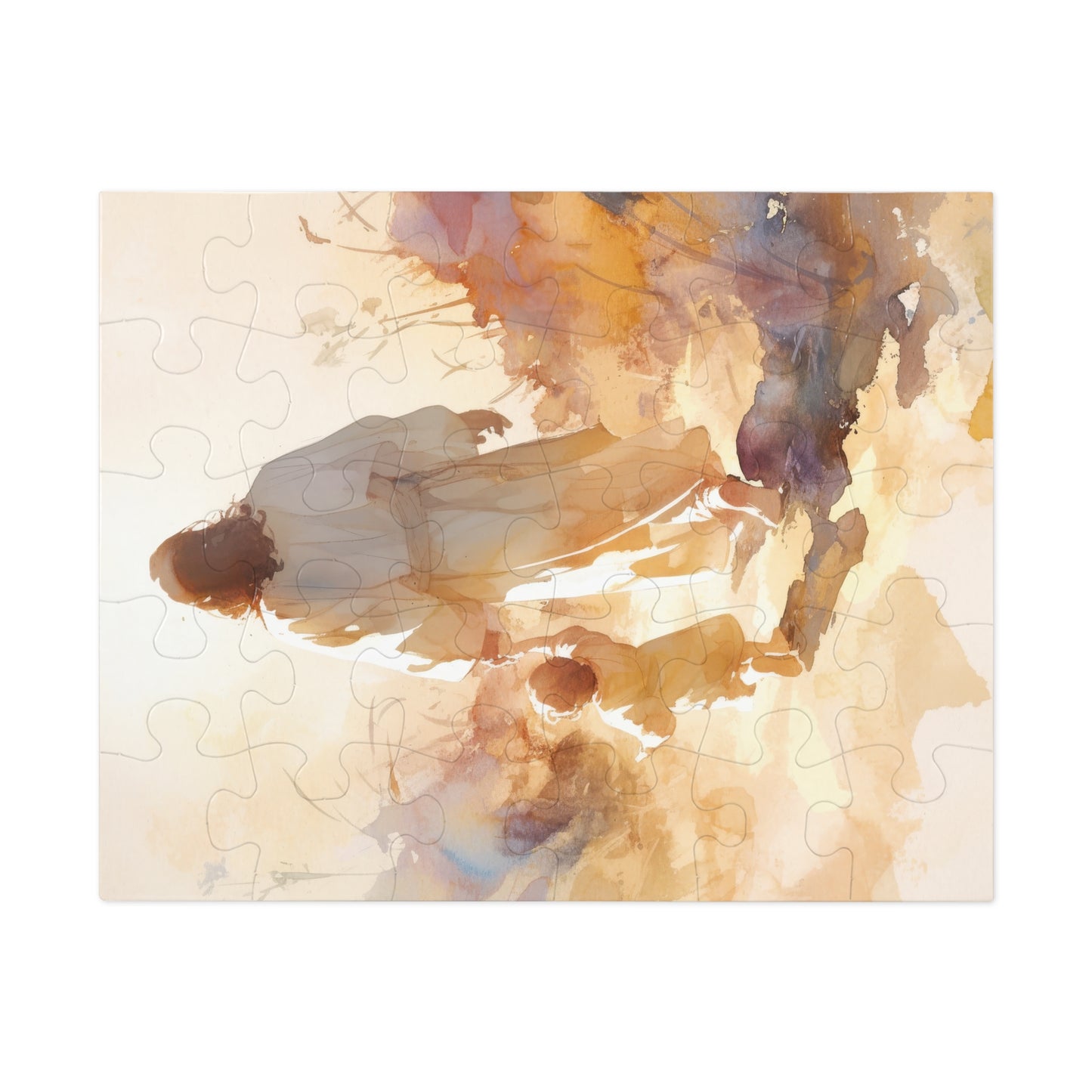 Jesus Guiding a Child in Faith - Christ and Child - Puzzle and Keepsake Tin - Religious (30, 110, 252, 500,1000) - Religious Puzzle