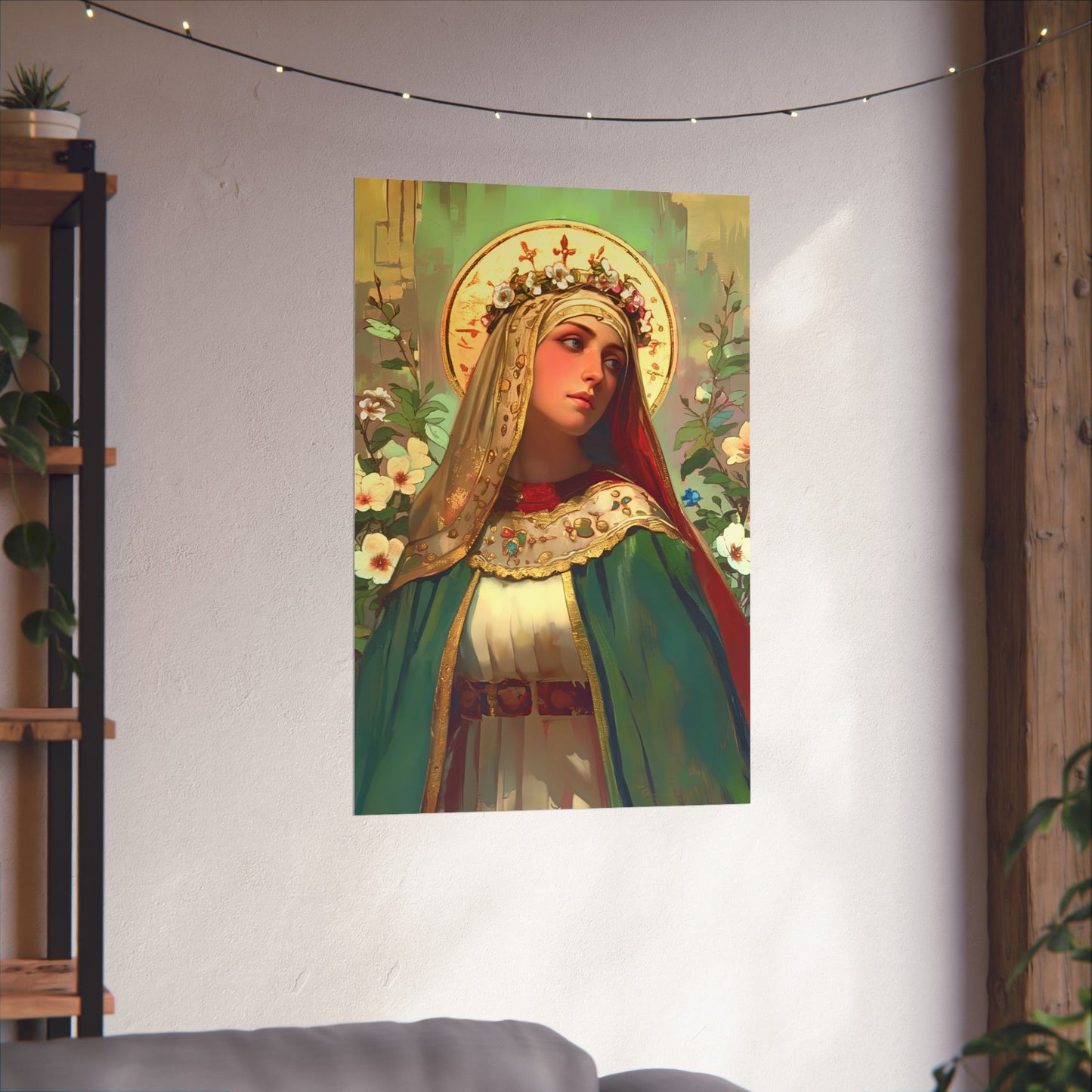 Saint Matilda of Germany Print - Sanctified Souls Print - Multiple Sizes - Premium Matte Vertical Posters