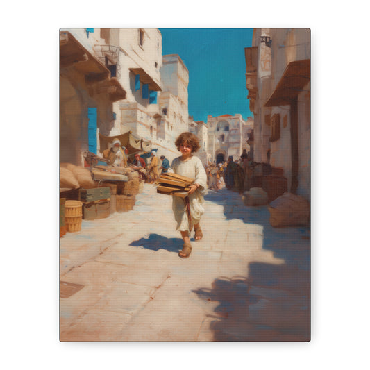 Nazareth and the Hidden Light of Christ - Gallery Wrapped Canvas - Print - Religious Art for your Home - Catholic Art