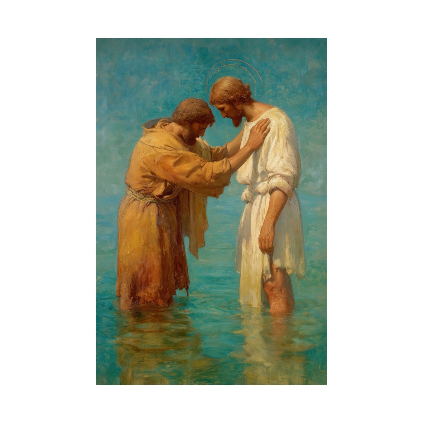 Saint John the Baptist, Servant of the Dawn - Sanctified Souls Print - Multiple Sizes - Premium Matte Vertical Posters