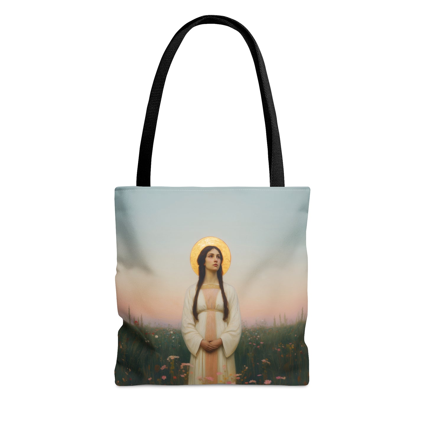 Saint Sabina - Tote Bag - Large Medium Small Faith Art Bag - Bible Study Faith Purse - Double Sided
