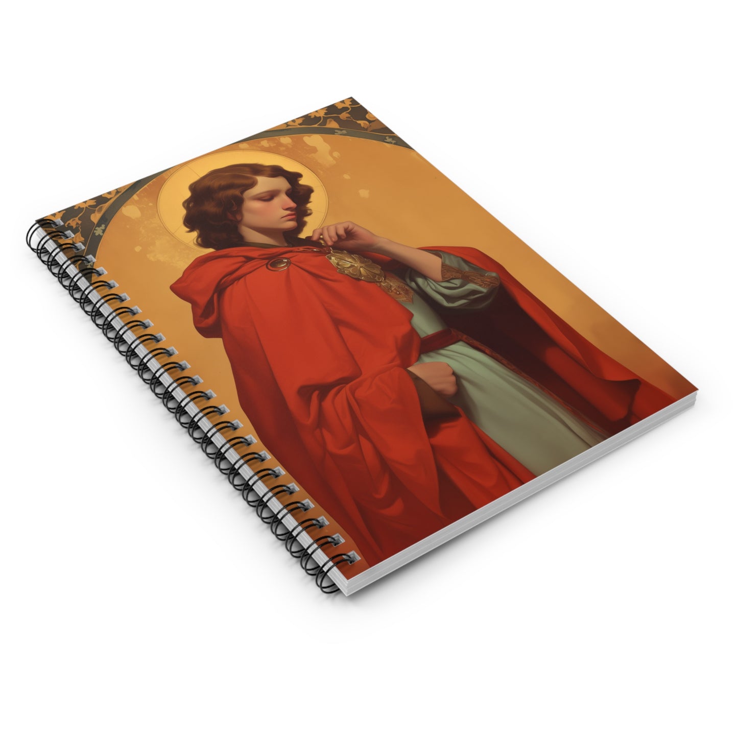 Saint Casimir of Poland Journal - Sanctified Souls Art - Religious Based Notebook - Spiral Notebook - Ruled Line