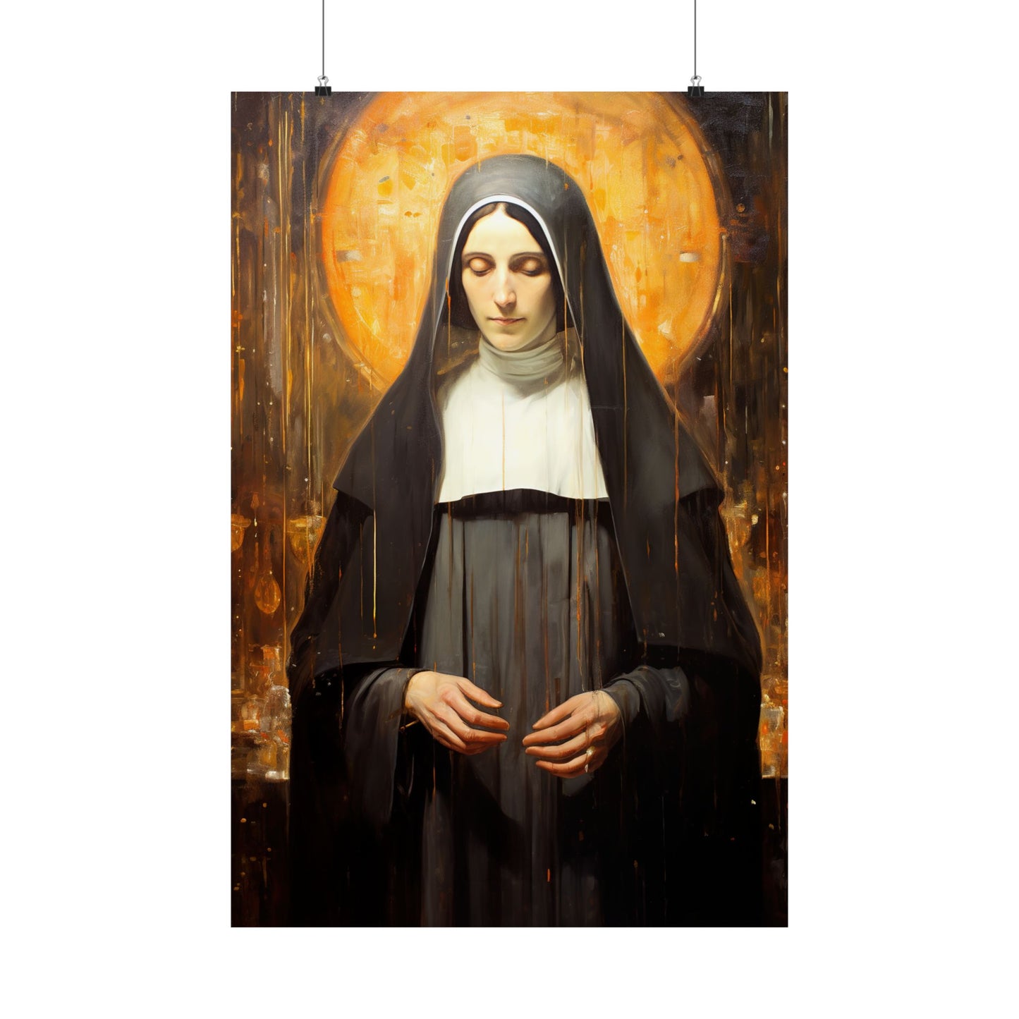 Saint Alice Print - Sanctified Souls Print - Multiple Sizes - Premium Matte Vertical Posters