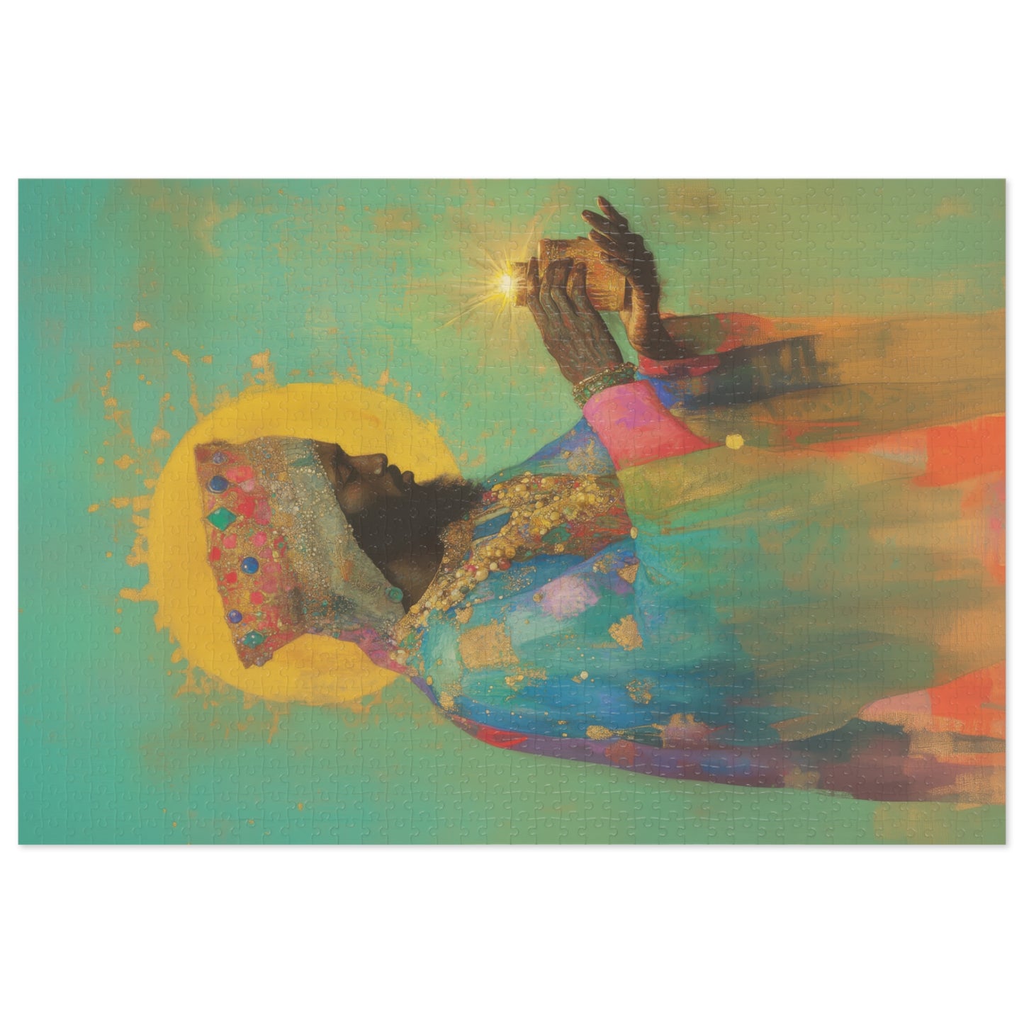 Balthazar and the Gift of Foretold Sorrow - 3 Wise Men - Puzzle and Keepsake Tin - Religious Jigsaw Puzzle (30, 110, 252, 500,1000-Piece)