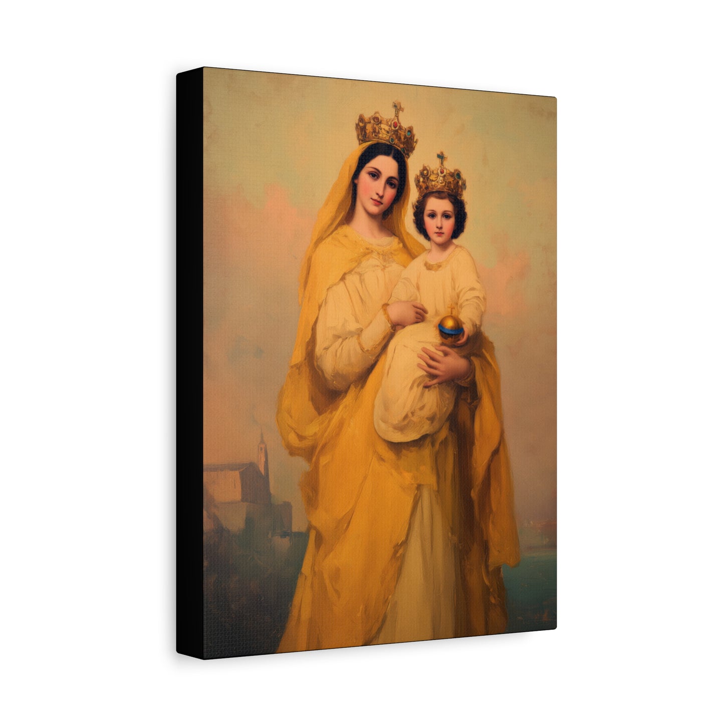 Our Lady of Prompt Succor - Gallery Wrapped Canvas - Print - Religious Art for your Home - Catholic