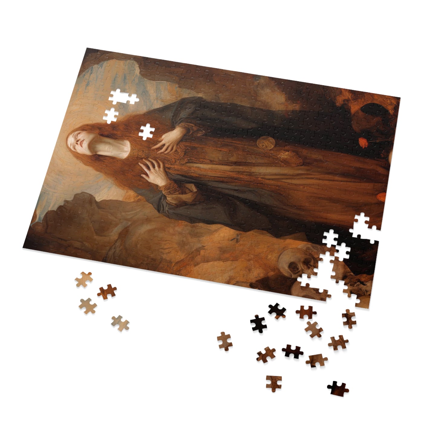 Saint Rosalia - Puzzle and Keepsake Tin - Religious Jigsaw Puzzle (30, 110, 252, 500,1000-Piece) - Religious Puzzle