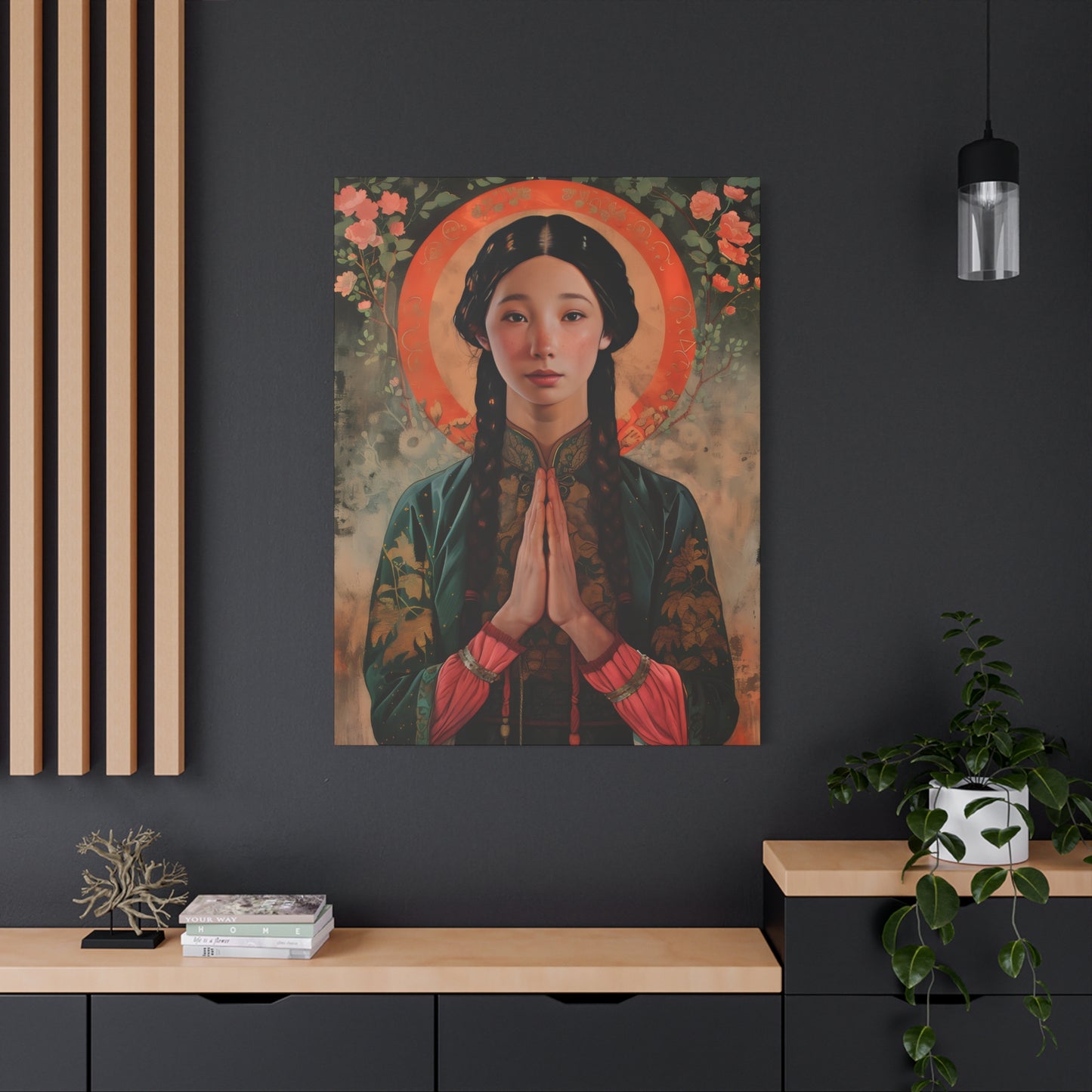 Saint Anna Wang - Museum Wrapped Canvas - Sanctified Souls Print - Art for your Home - Religious Art -  Martyr of China