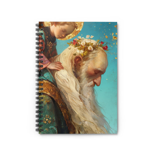 Saint Alexis Falconieri - Sanctified Souls Art - Religious - Spiral Notebook - Ruled - Catholic - Devotional Journal - Diary
