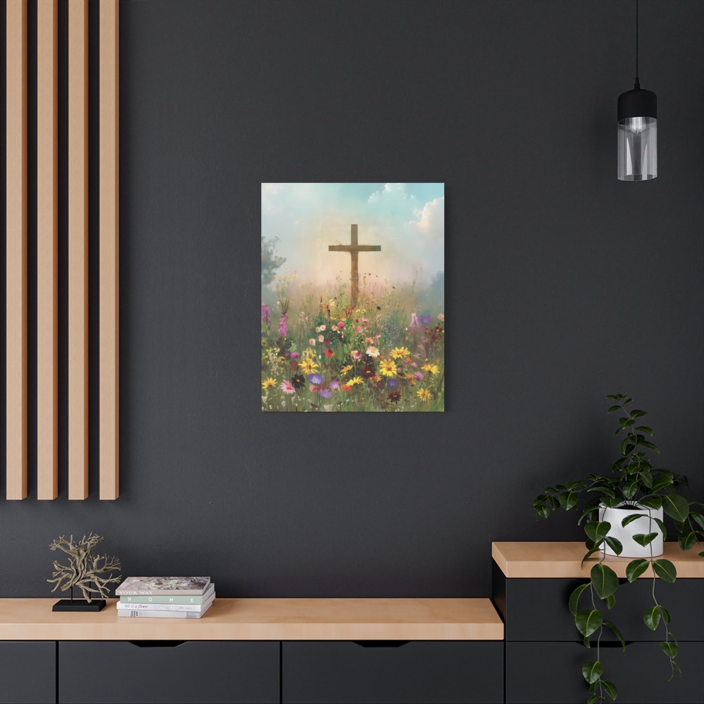 The Cross That Called the Earth to Life - Gallery Wrapped Canvas - Print - Religious Art for your Home - Catholic